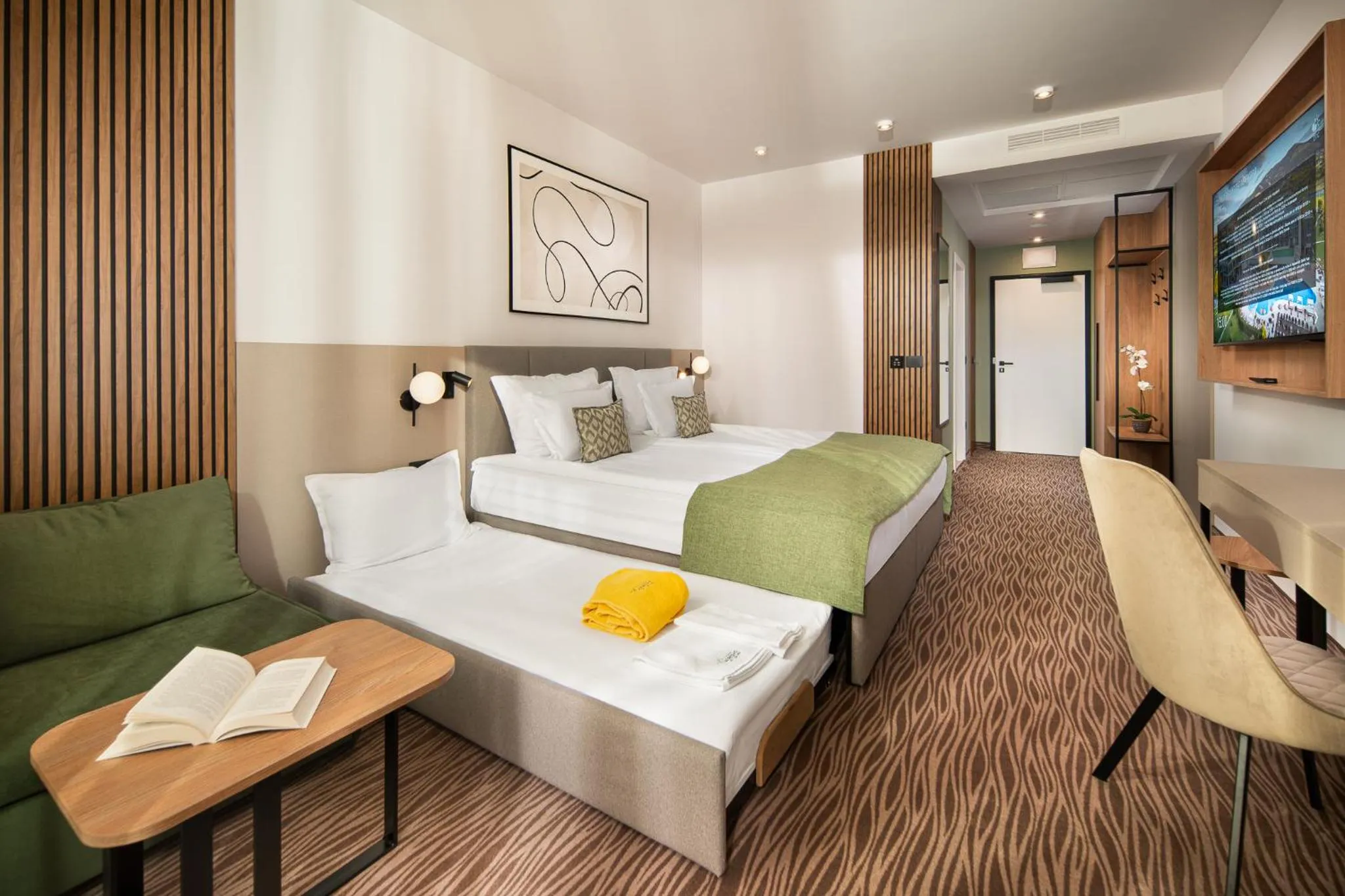 Bed in Park & Spa Hotel Markovo