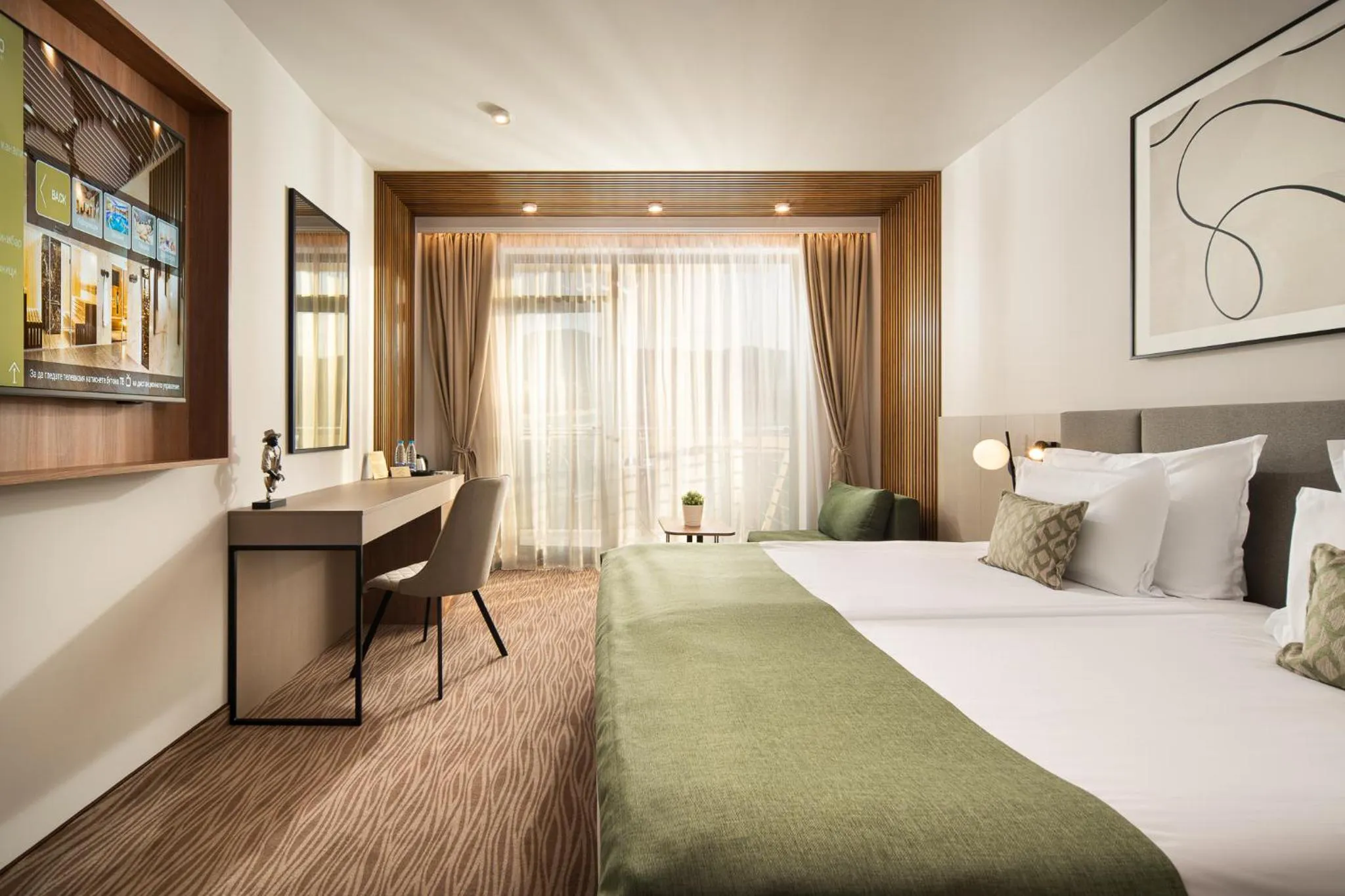 Bed in Park & Spa Hotel Markovo