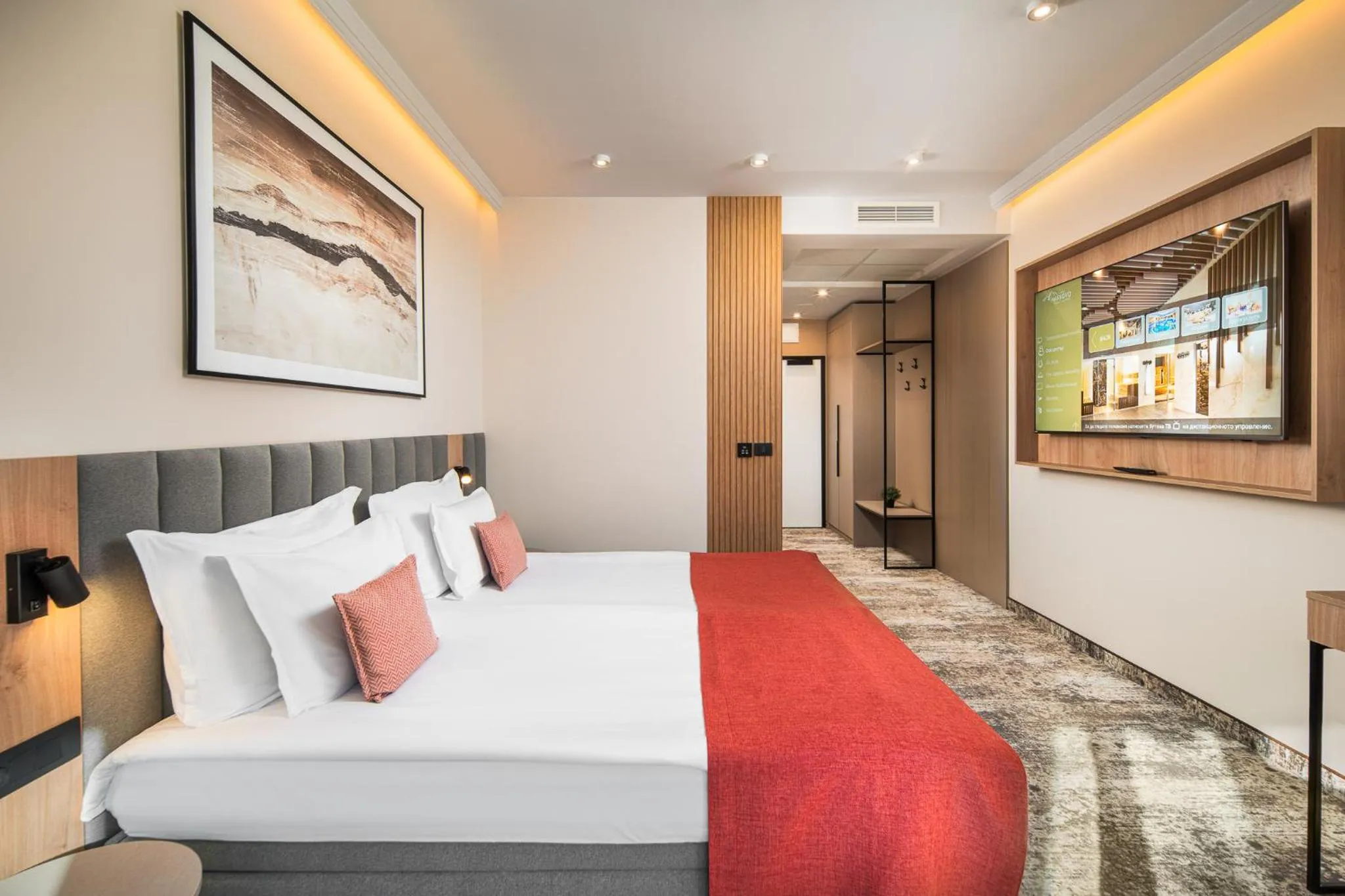 Bed in Park & Spa Hotel Markovo