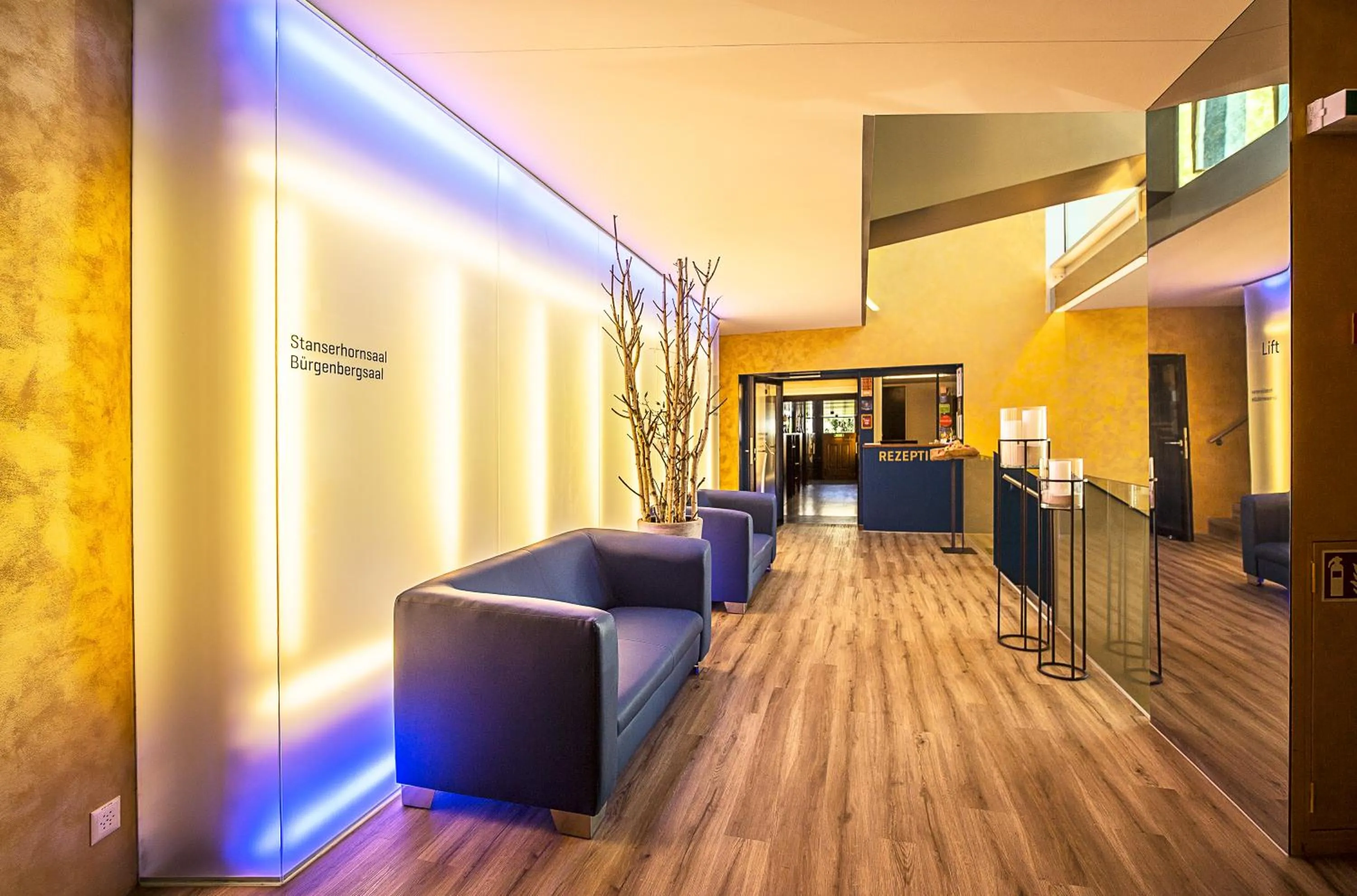 Lobby or reception in Hotel Engel