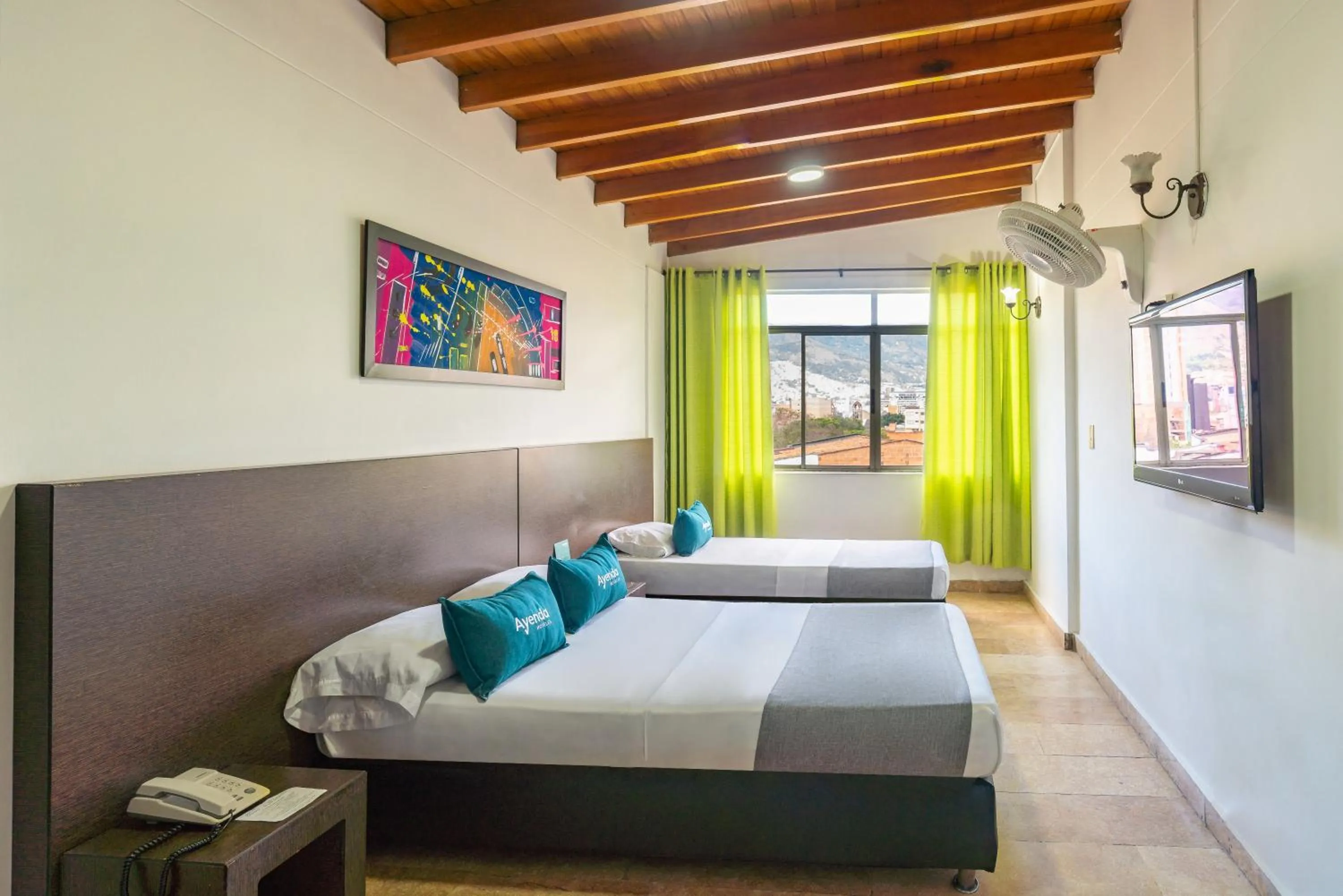 Bed in Hotel Casa Blanca Laureles