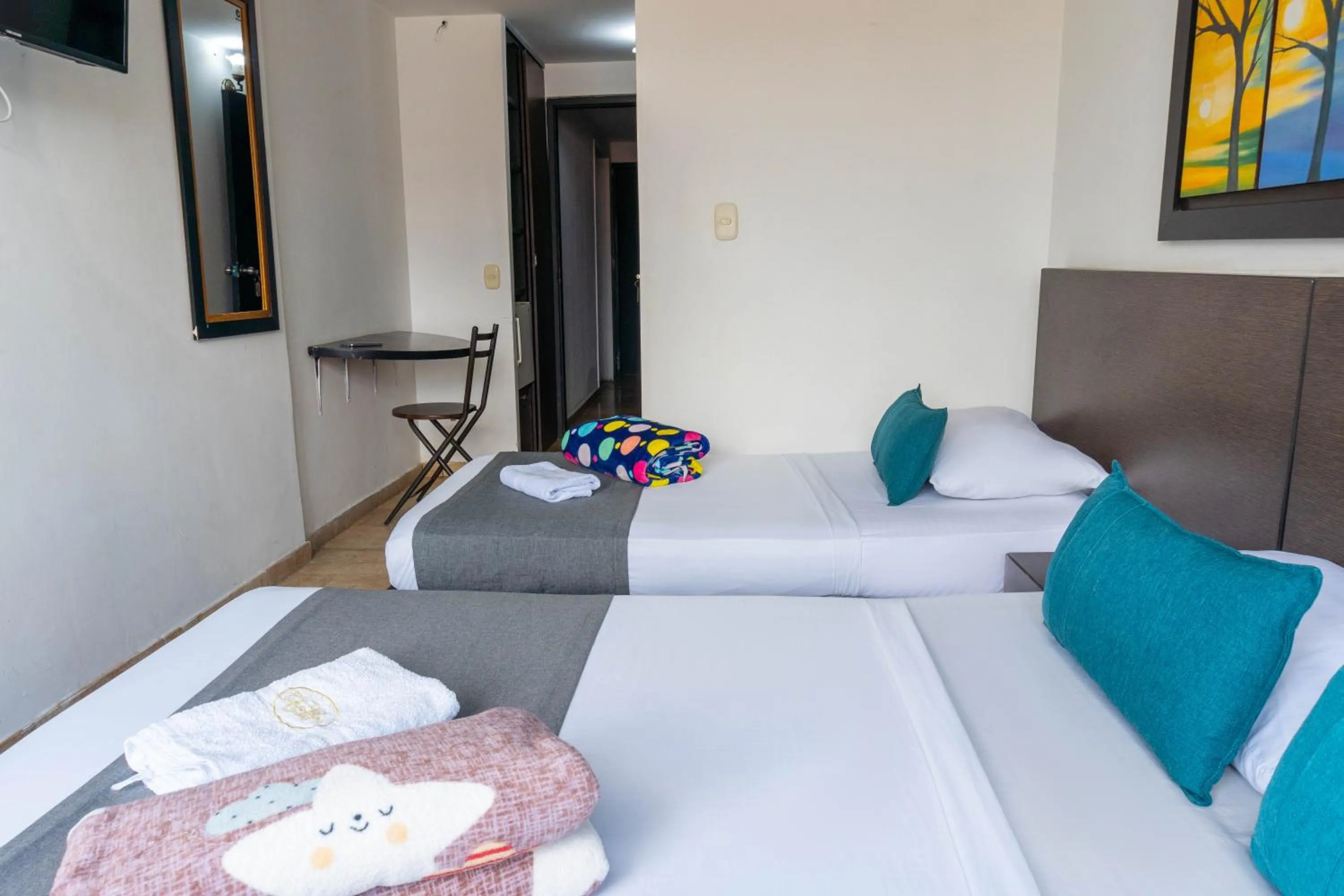 Bedroom in Hotel Casa Blanca Laureles