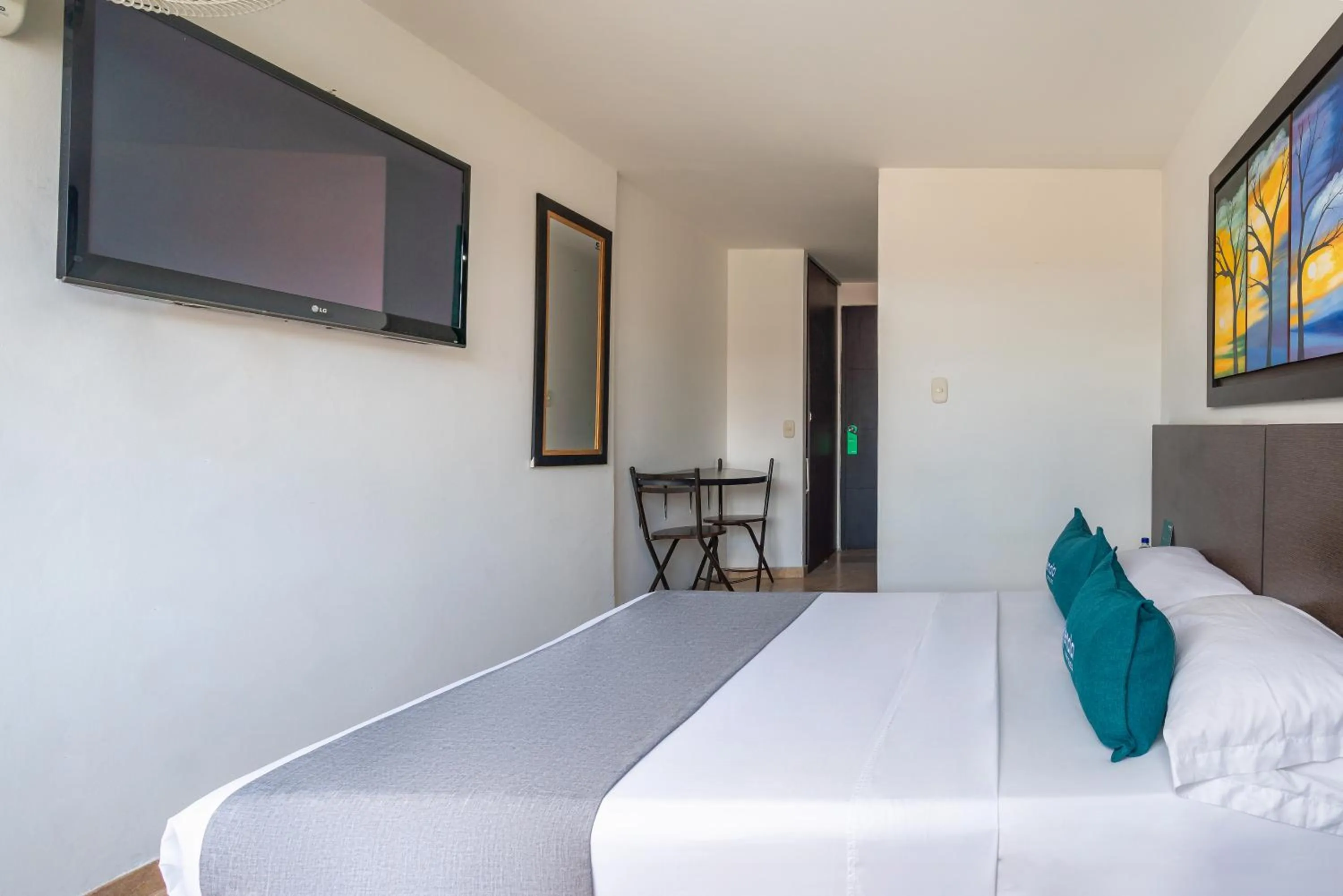 Bed in Hotel Casa Blanca Laureles