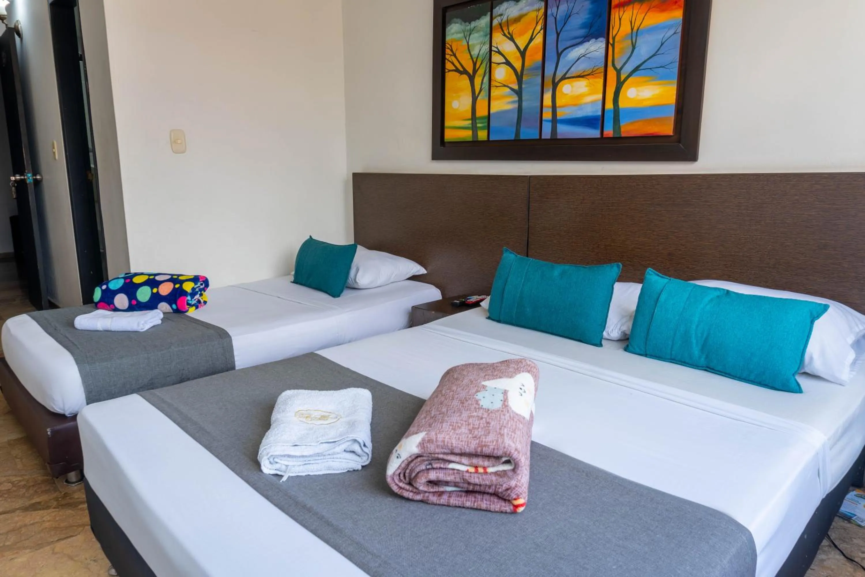 Bedroom in Hotel Casa Blanca Laureles