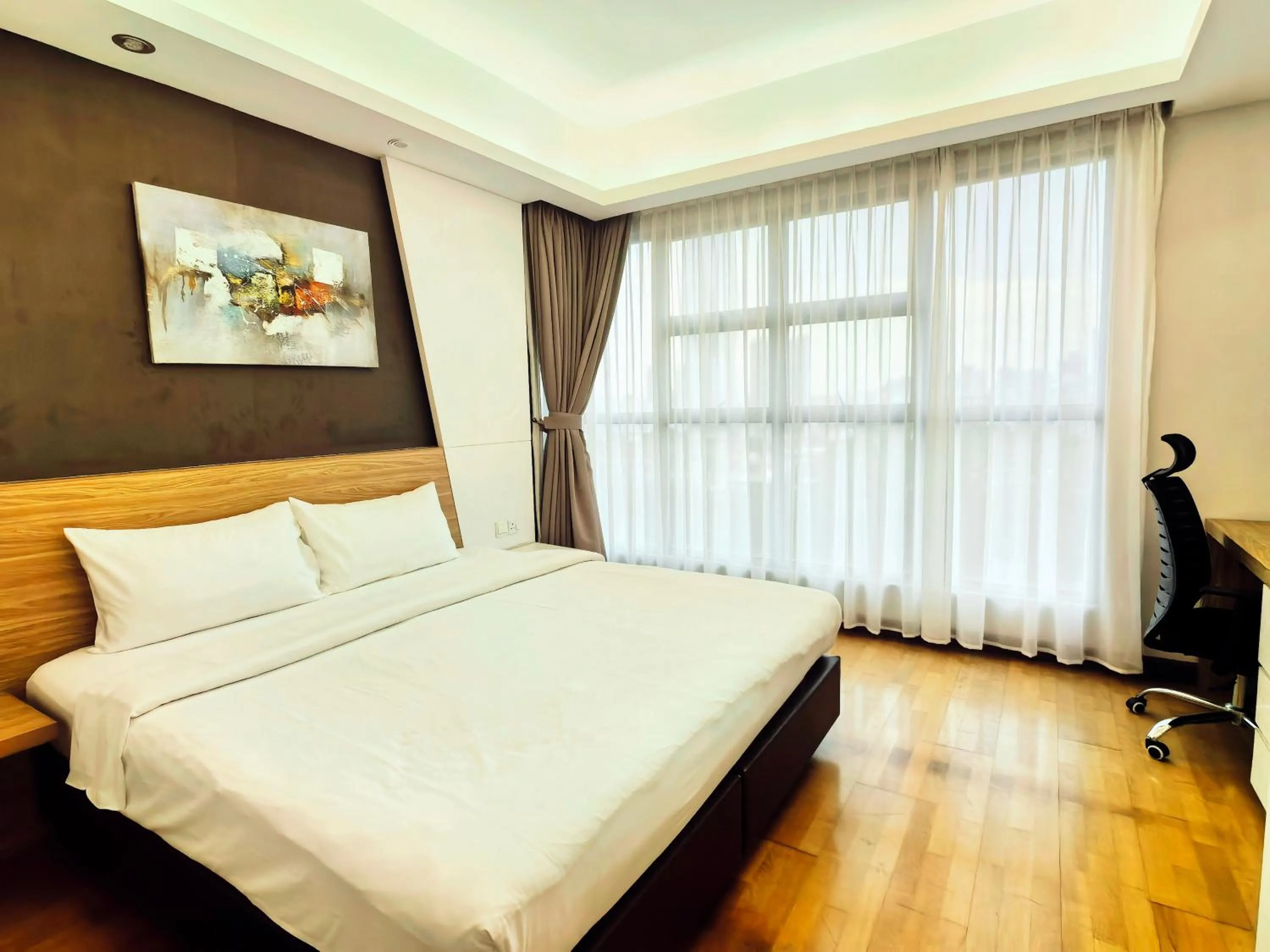 Bedroom, Bed in Suasana Bukit Ceylon Residence