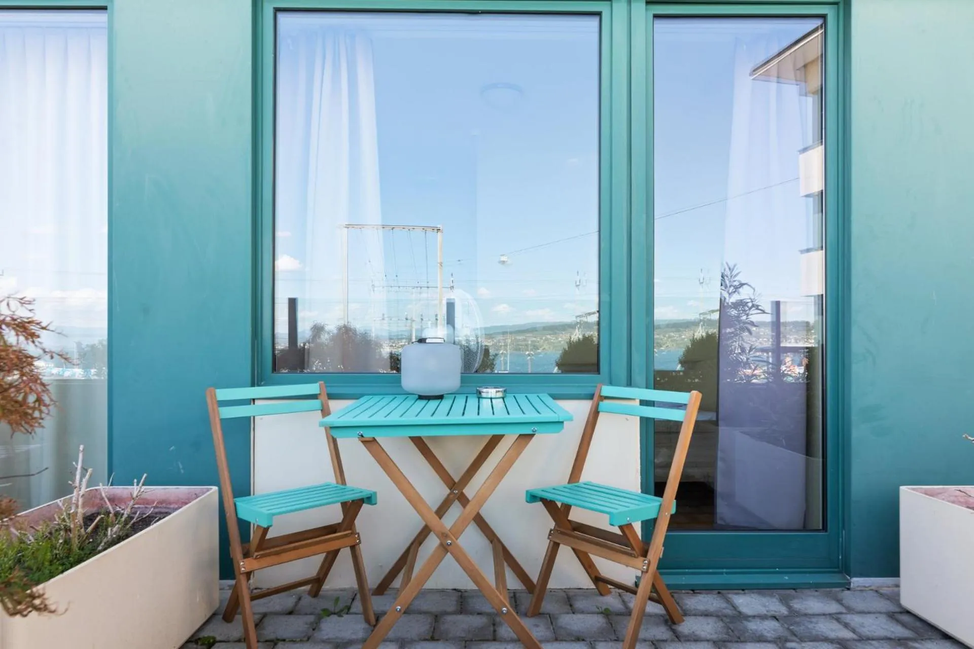 Balcony/Terrace in becozy du Lac Self-Check In Hotel Riviera Edition