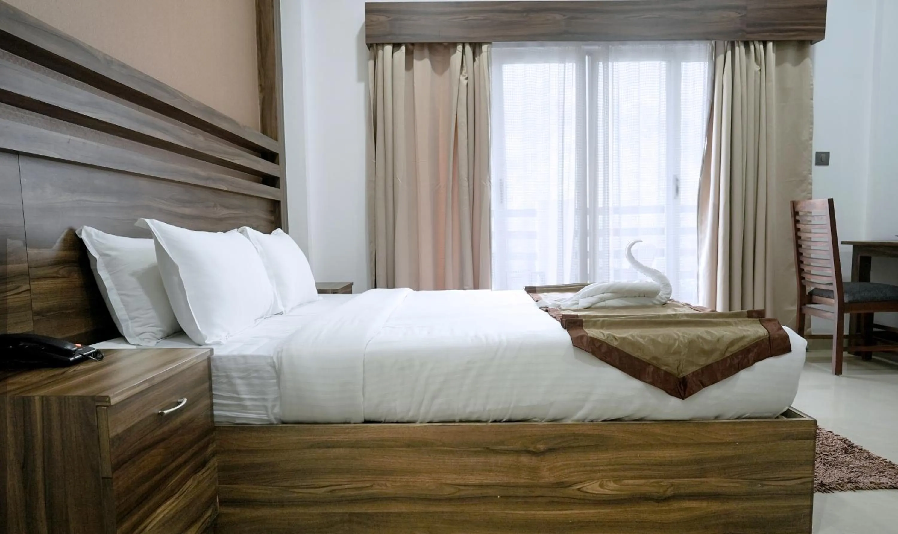 Bed in Misty Garden Resort and SPA