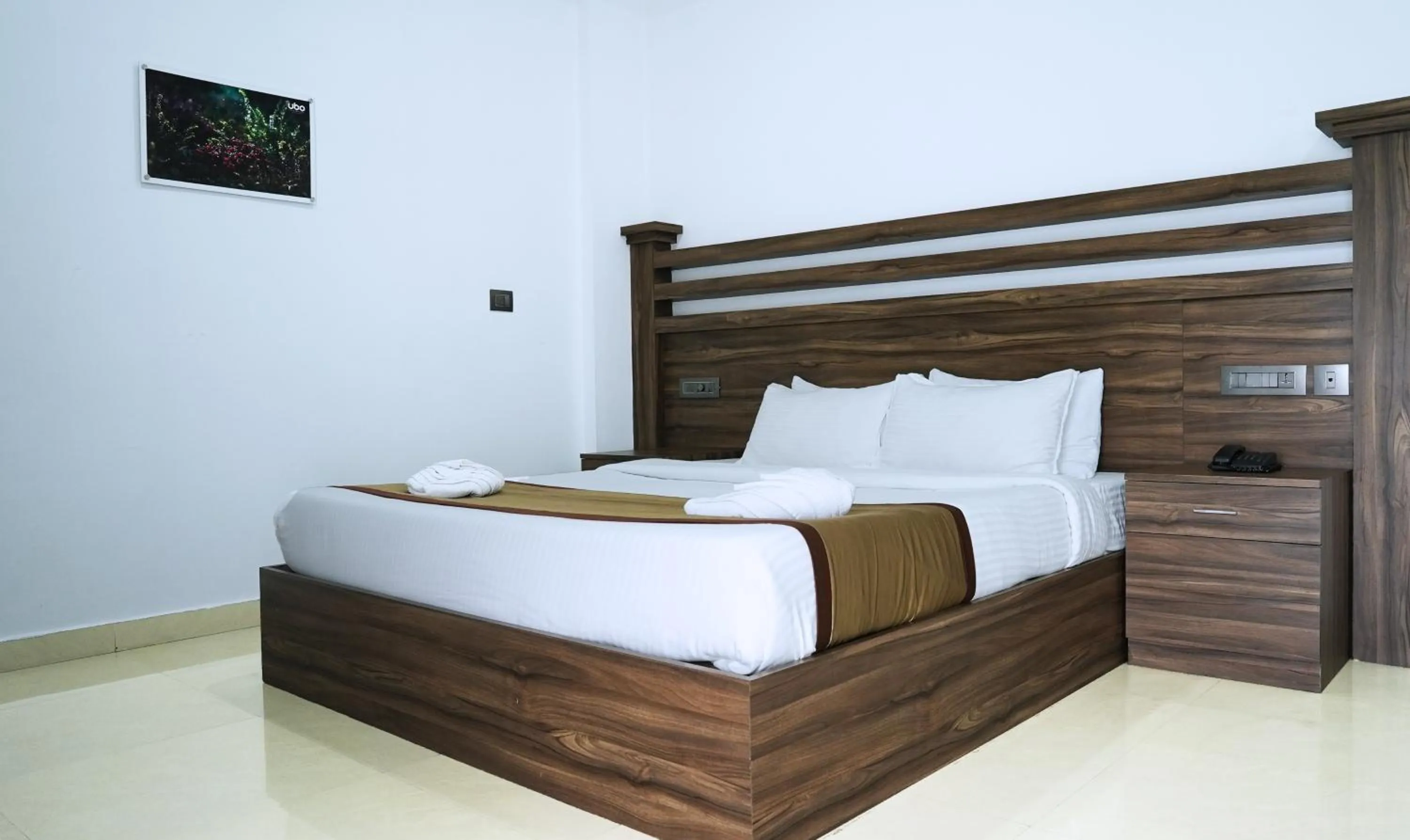 Bed in Misty Garden Resort and SPA