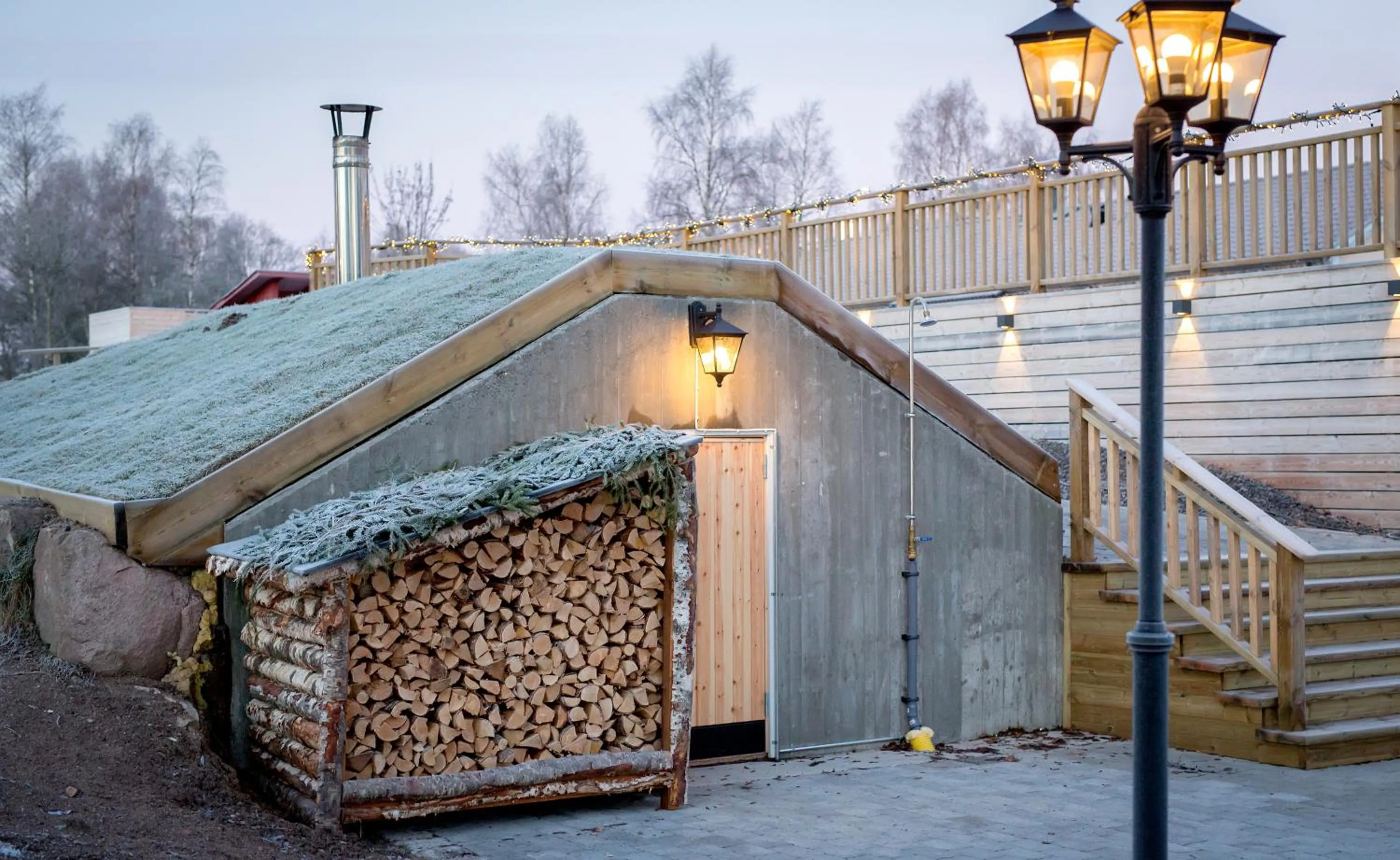Sauna in Kosta Lodge