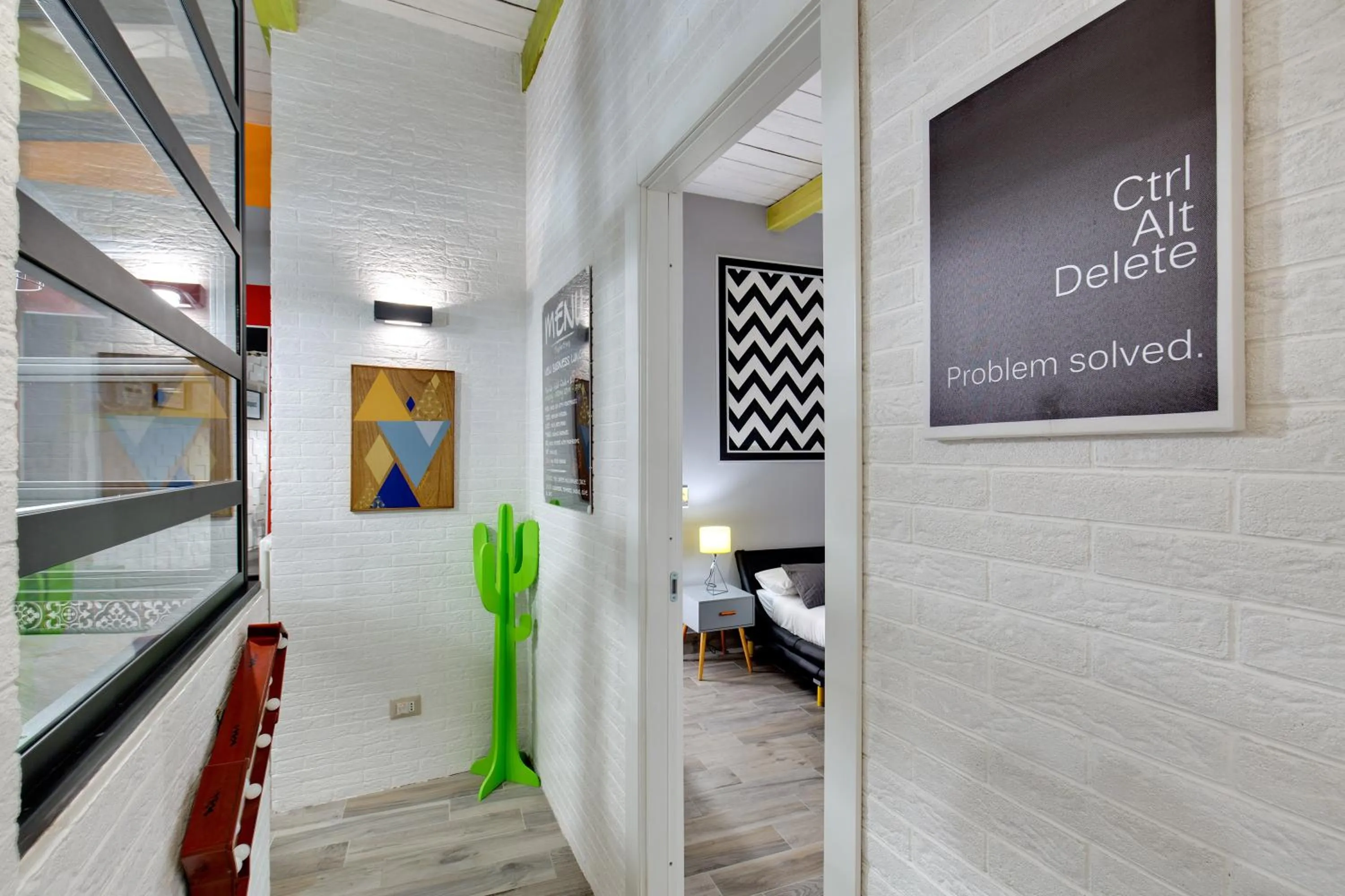 Decorative detail, Bed in Rome As You Feel - Design Apartment at Colosseum