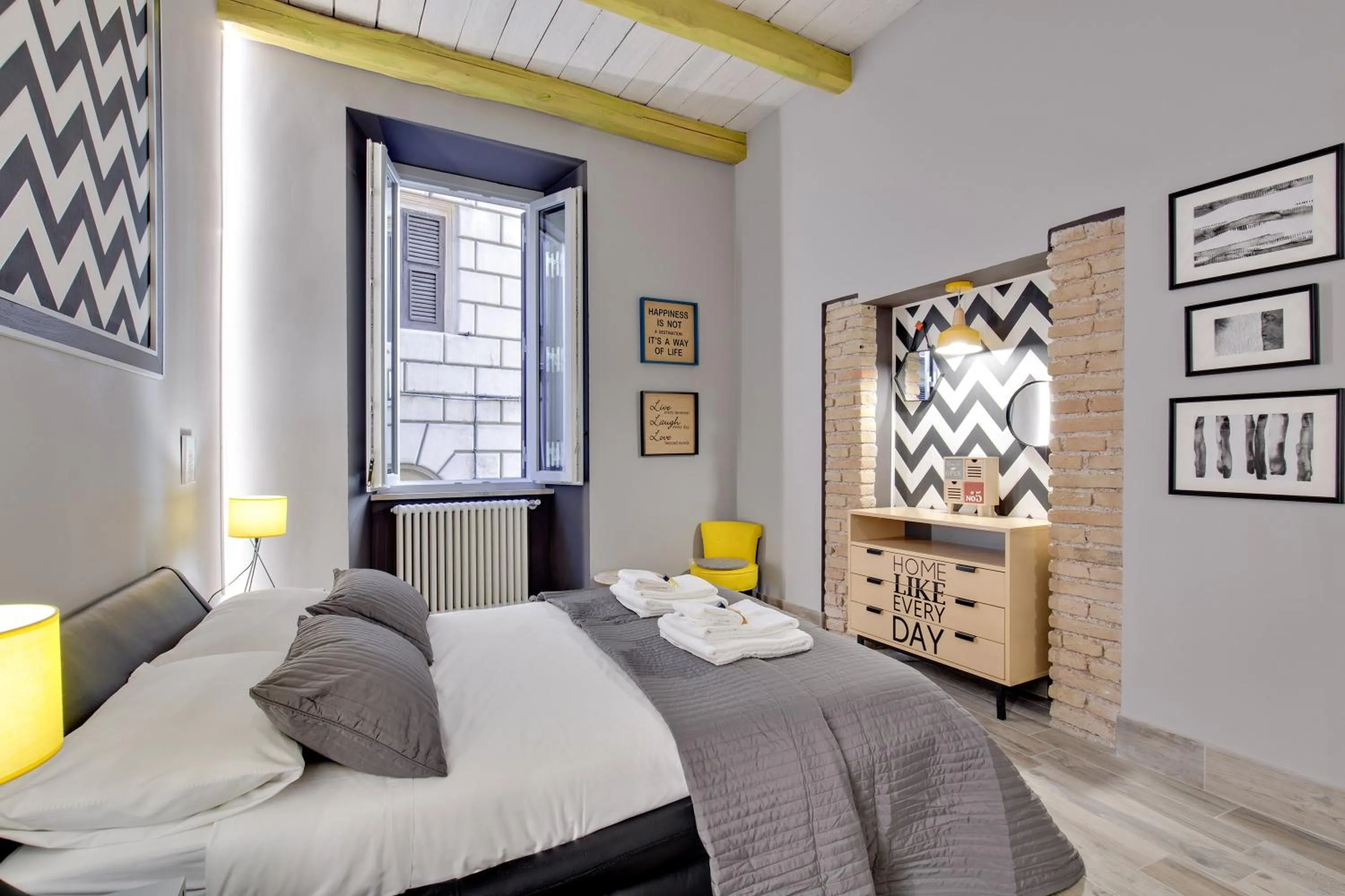 Photo of the whole room, Bed in Rome As You Feel - Design Apartment at Colosseum