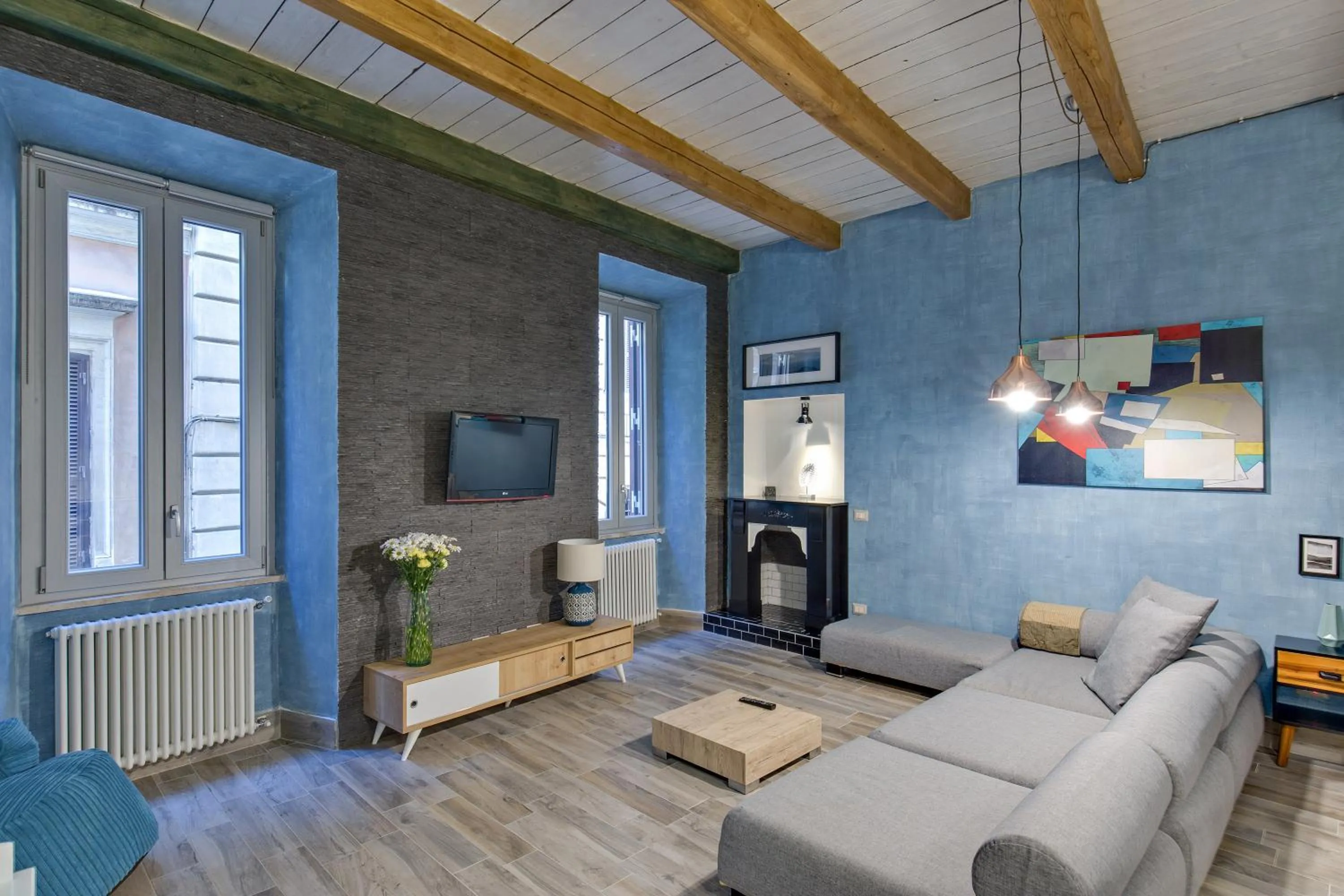 Living room in Rome As You Feel - Design Apartment at Colosseum