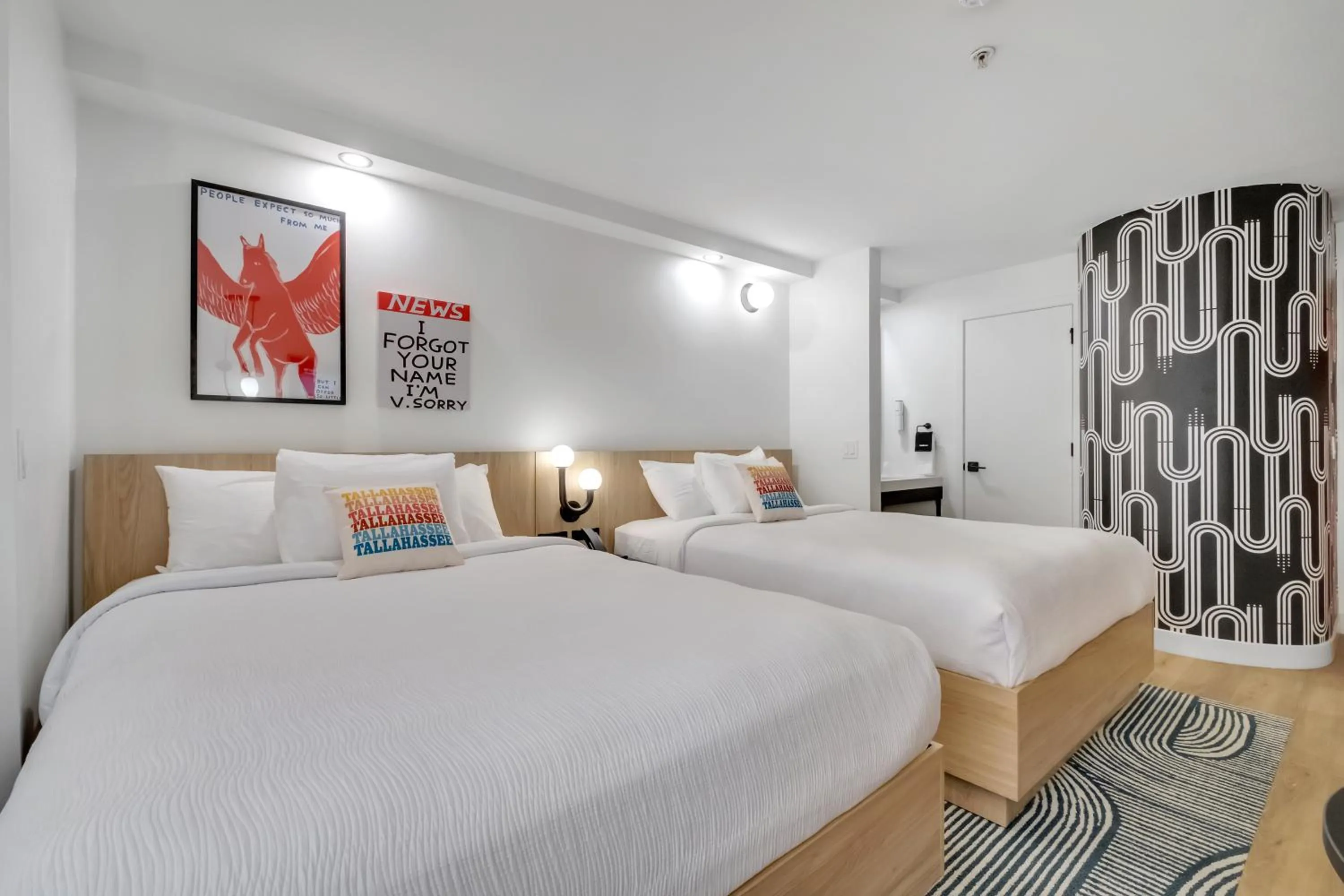 Bed in Sleep Inn University