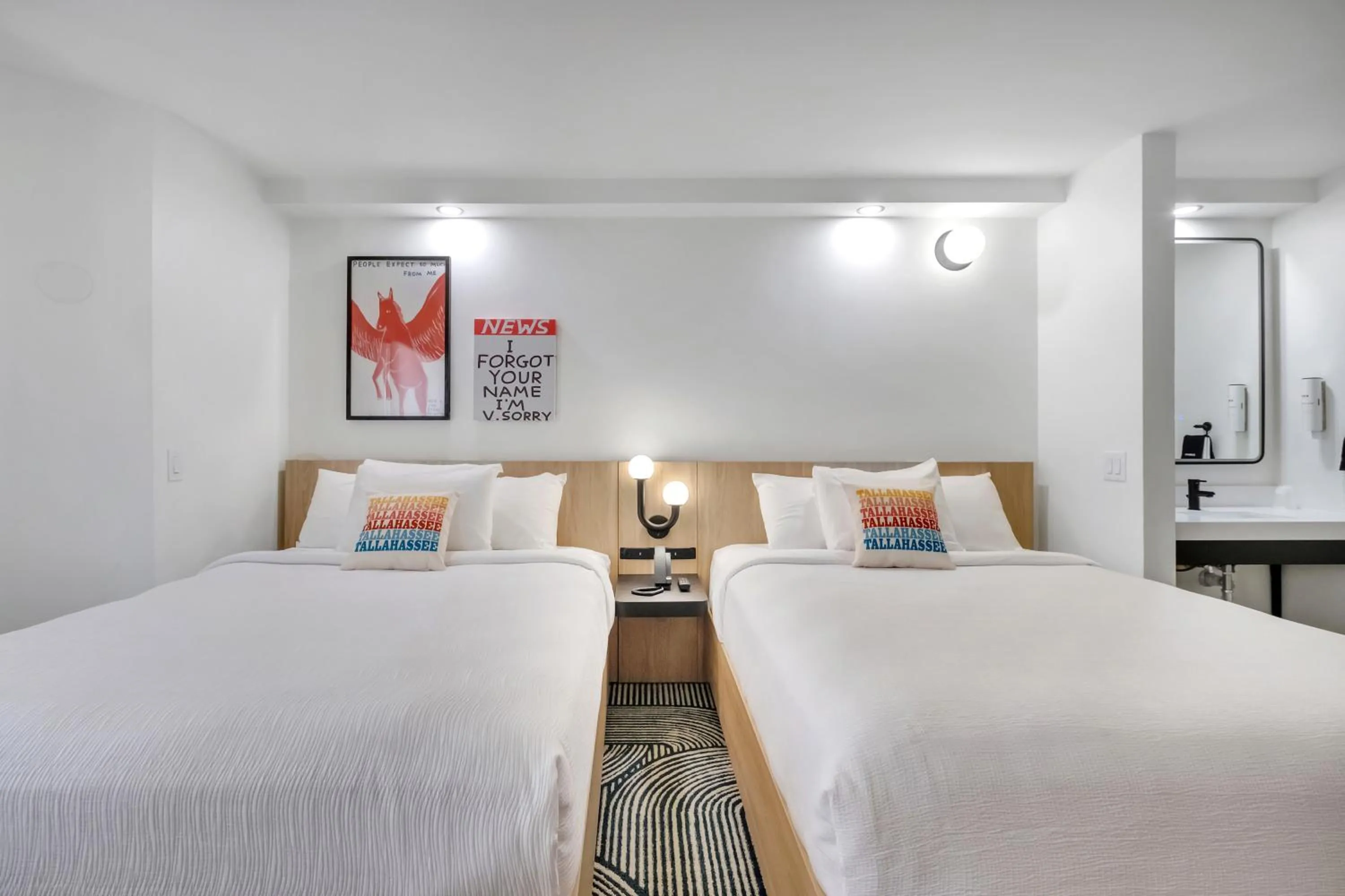 Bed in Sleep Inn University