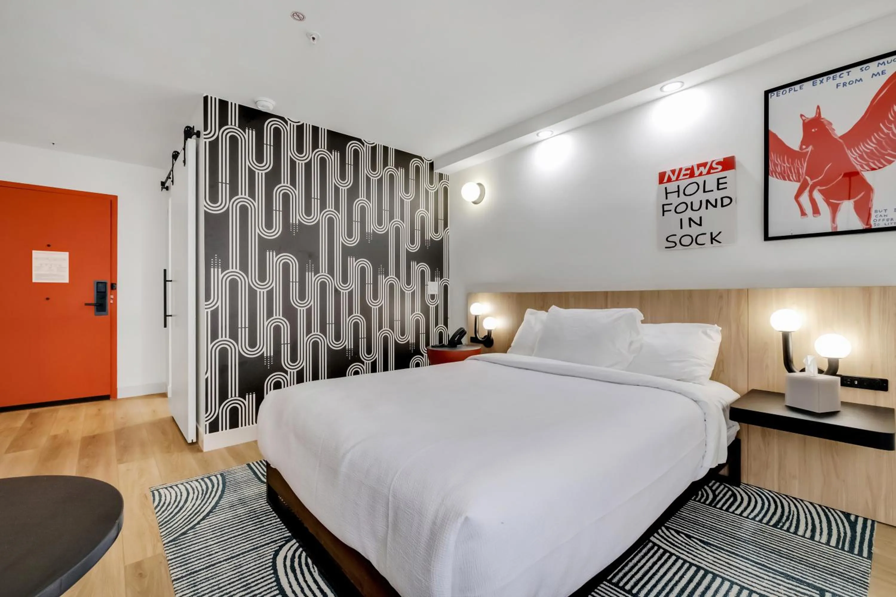 Bed in Sleep Inn University