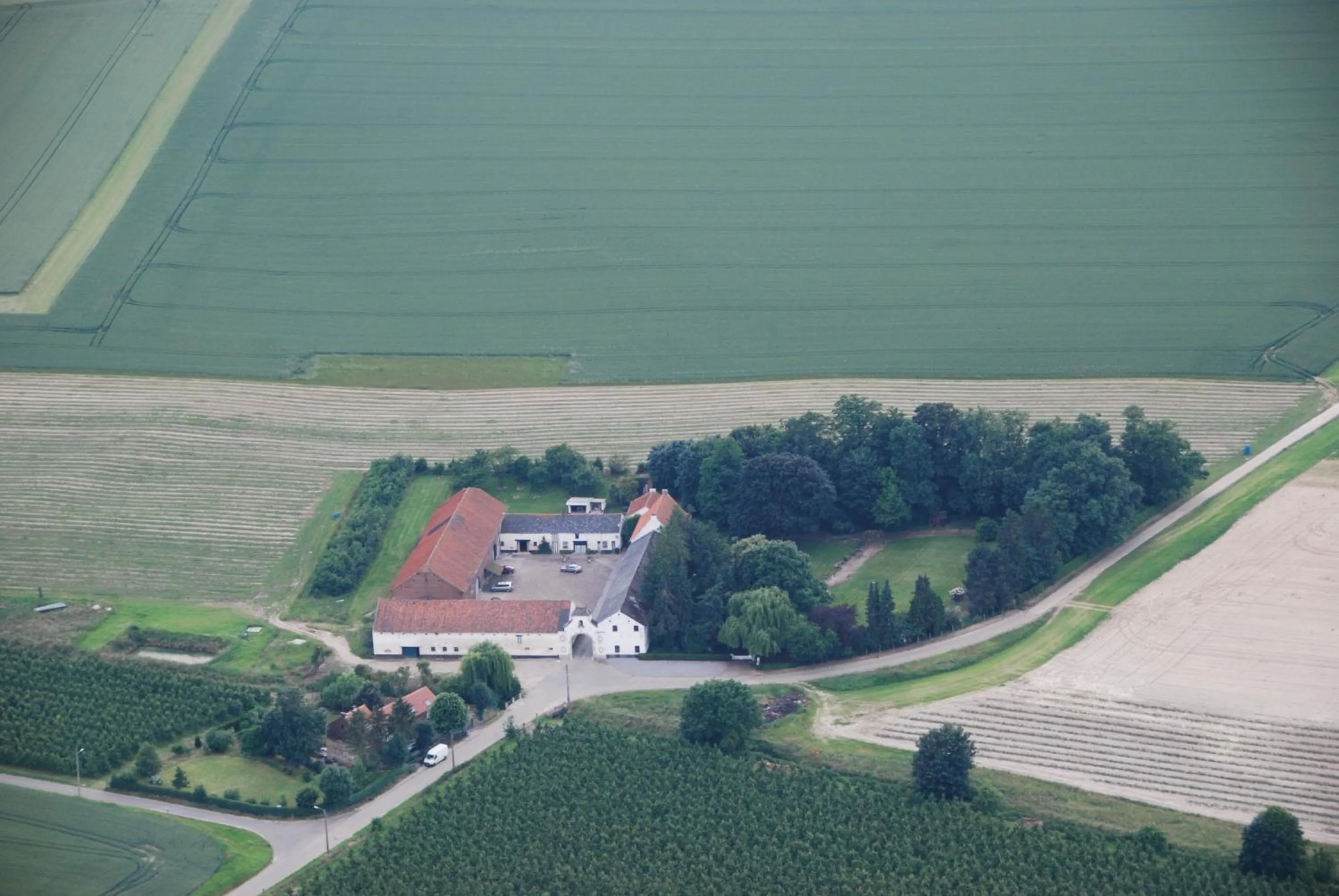 Bird's eye view in B&B Kamerijck