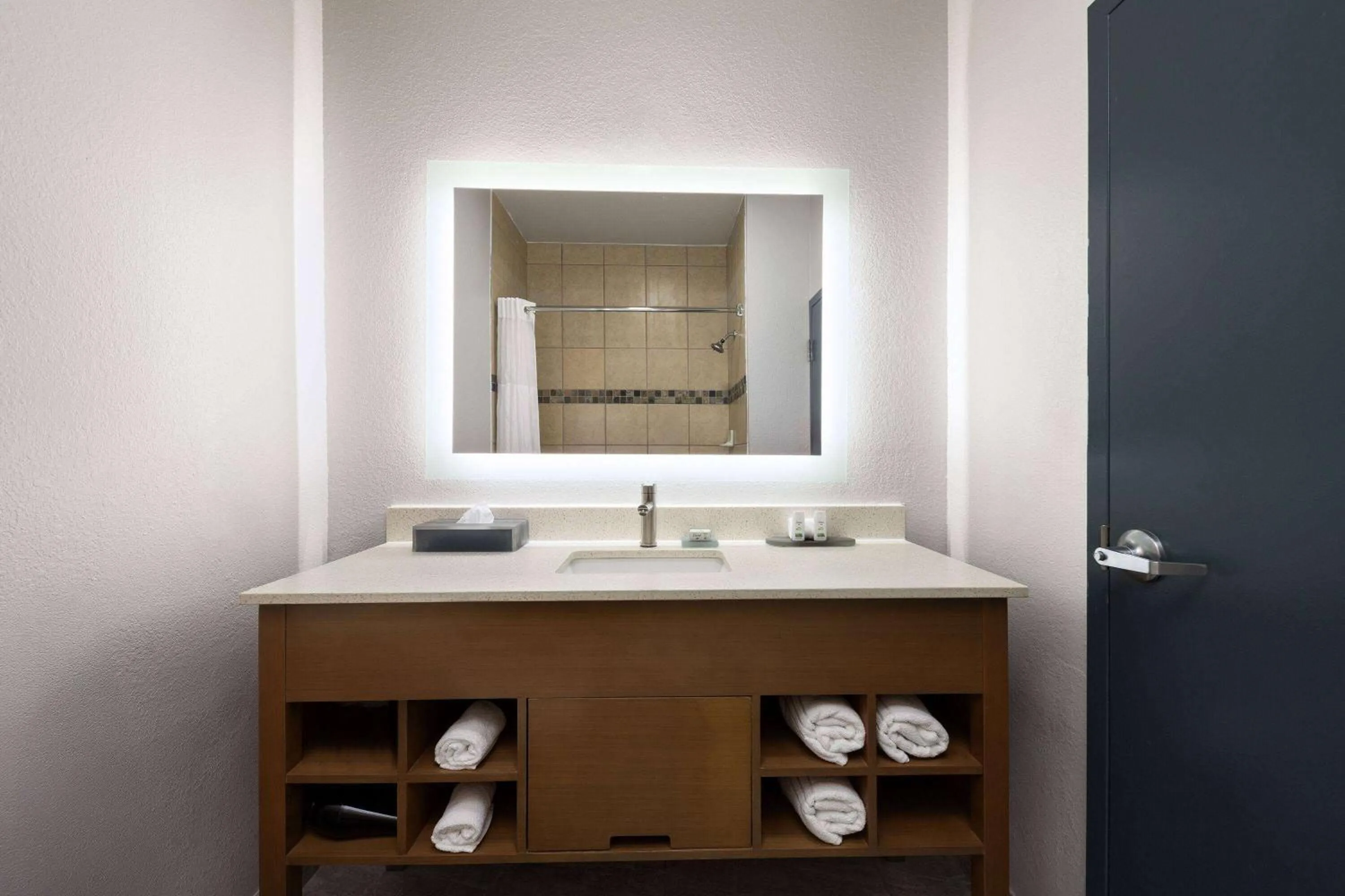 Bathroom in La Quinta by Wyndham Ft. Worth - Forest Hill, TX