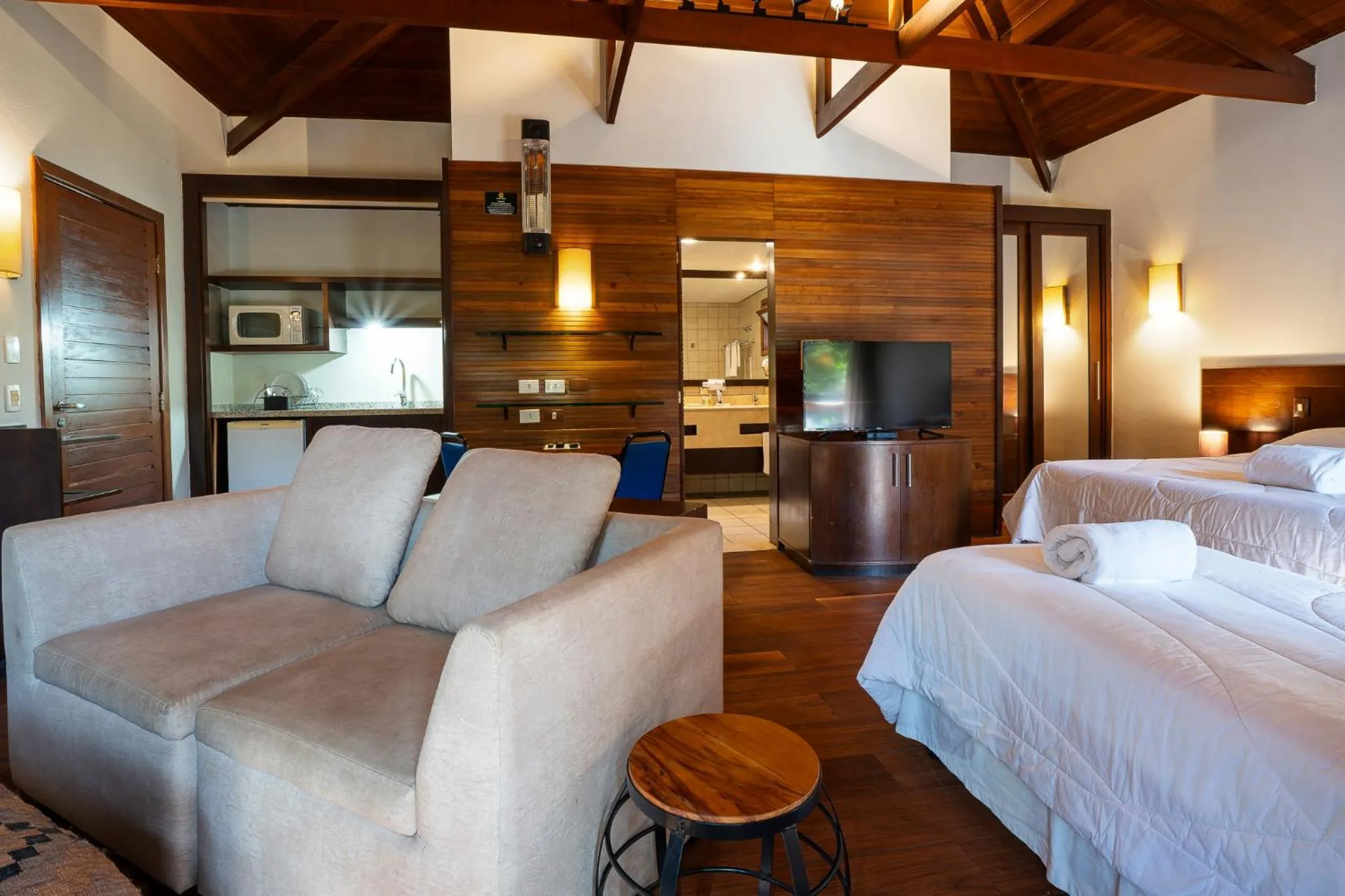 Bed in Surya-Pan Refúgio Hotel - Super Pet Friendly