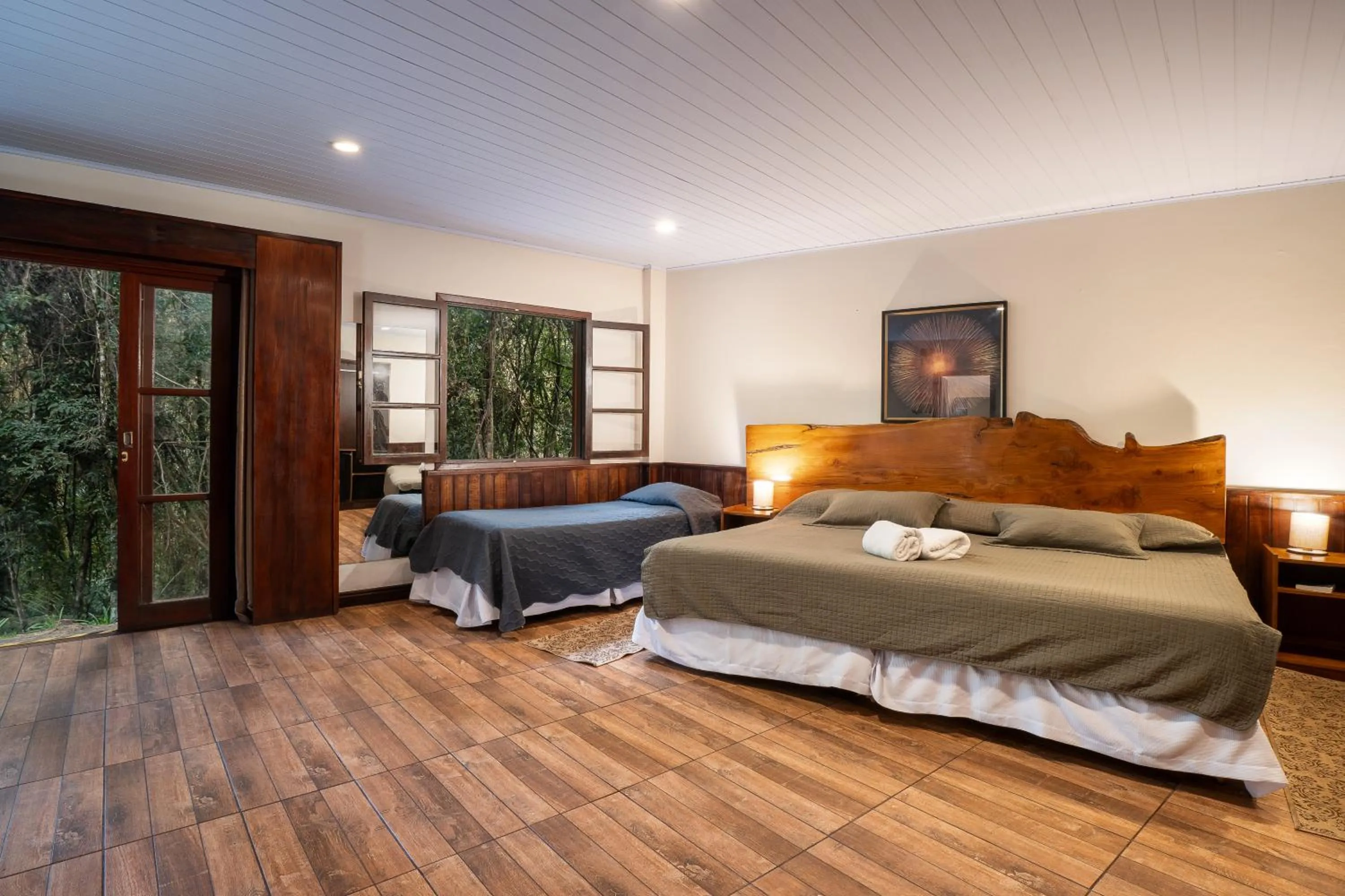 Bed in Surya-Pan Refúgio Hotel - Super Pet Friendly