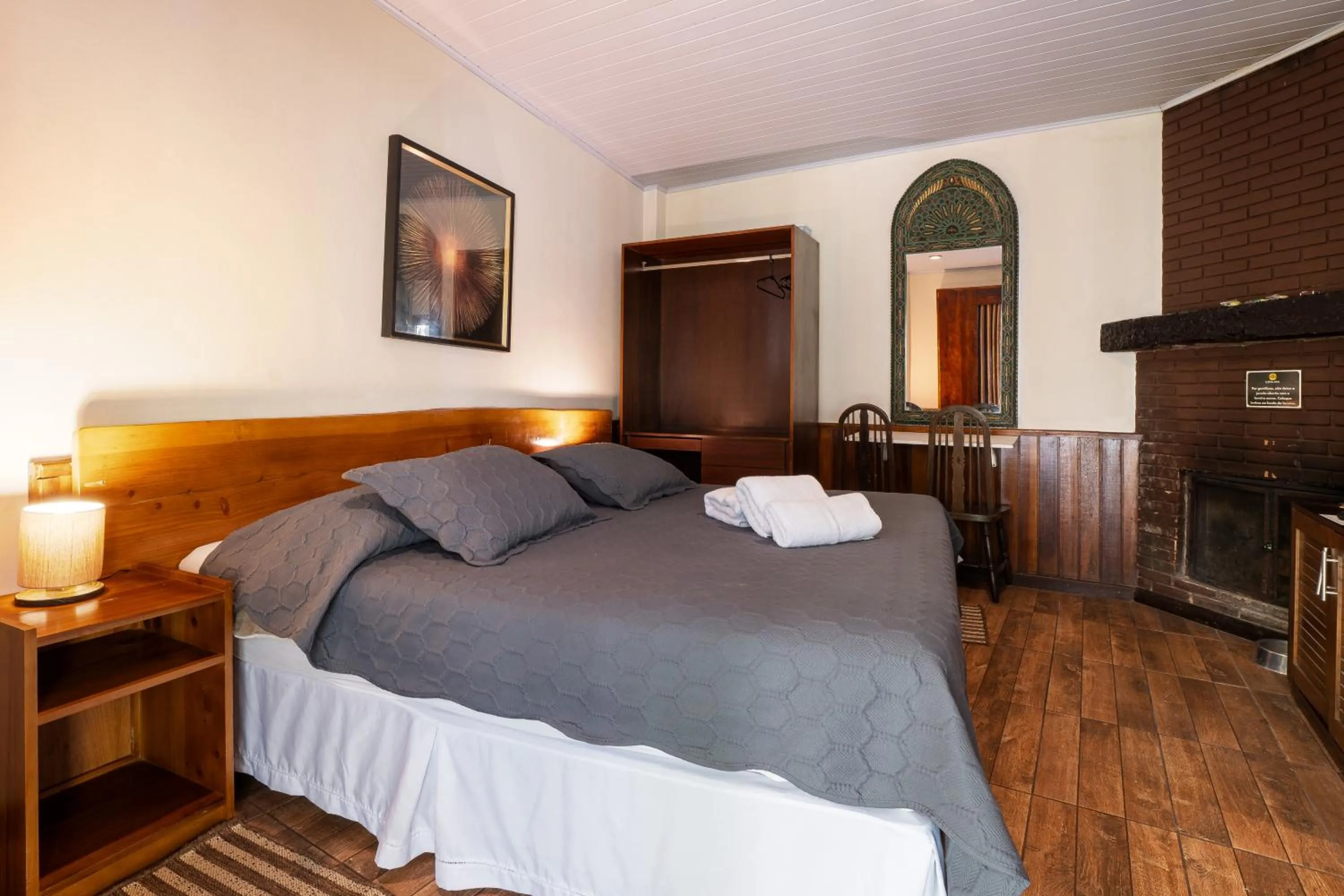 Bed in Surya-Pan Refúgio Hotel - Super Pet Friendly