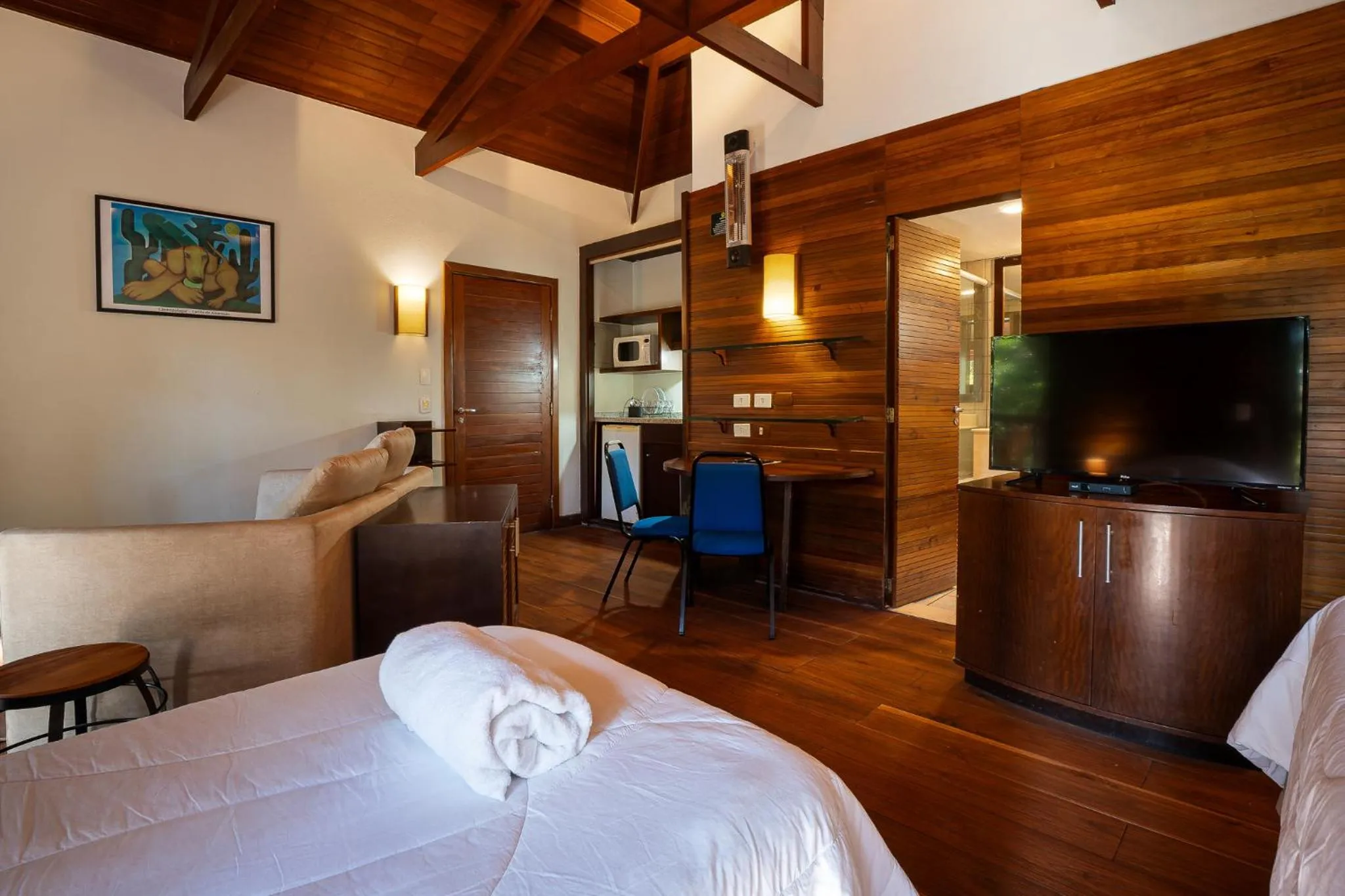 Bed in Surya-Pan Refúgio Hotel - Super Pet Friendly