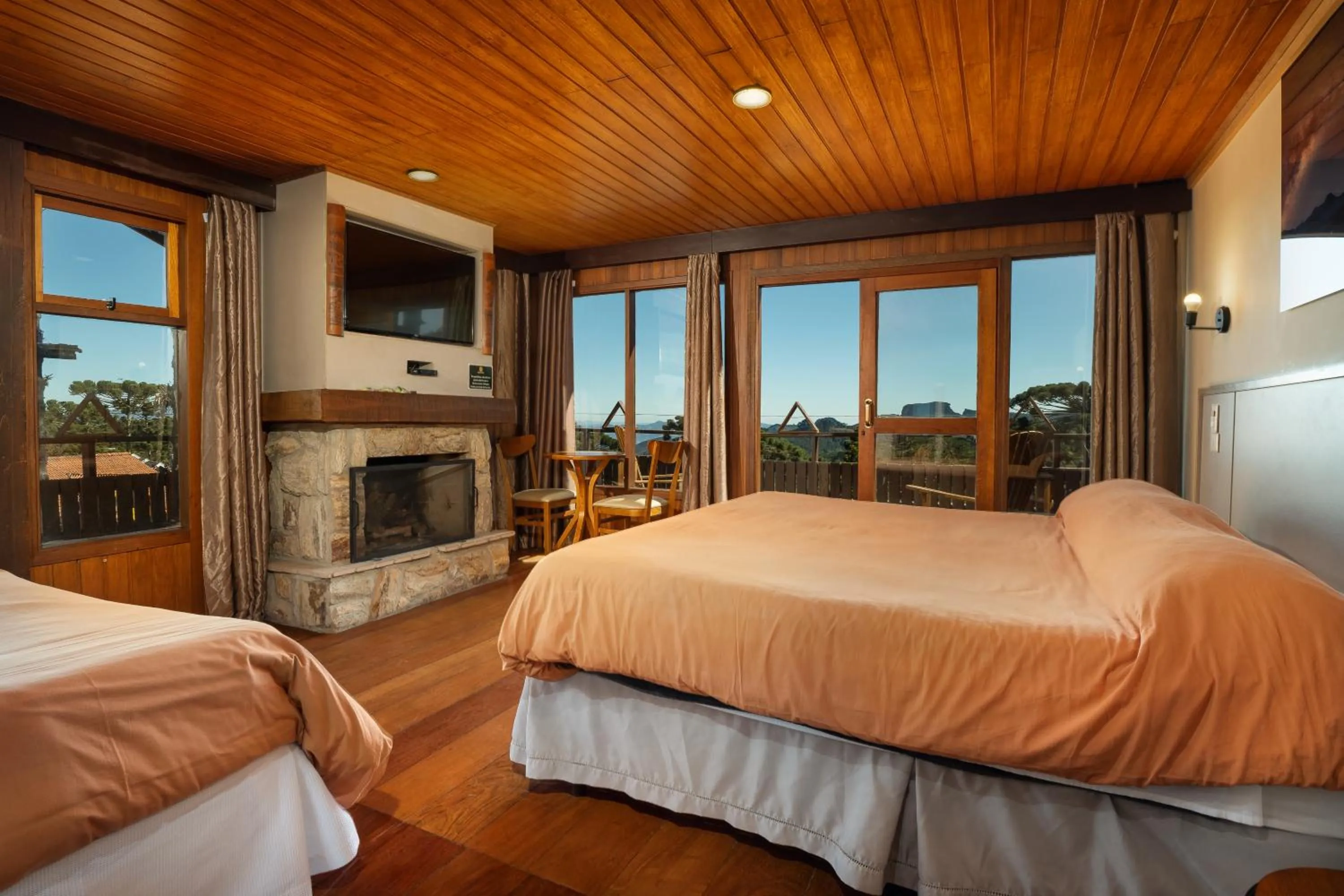 Bed in Surya-Pan Refúgio Hotel - Super Pet Friendly