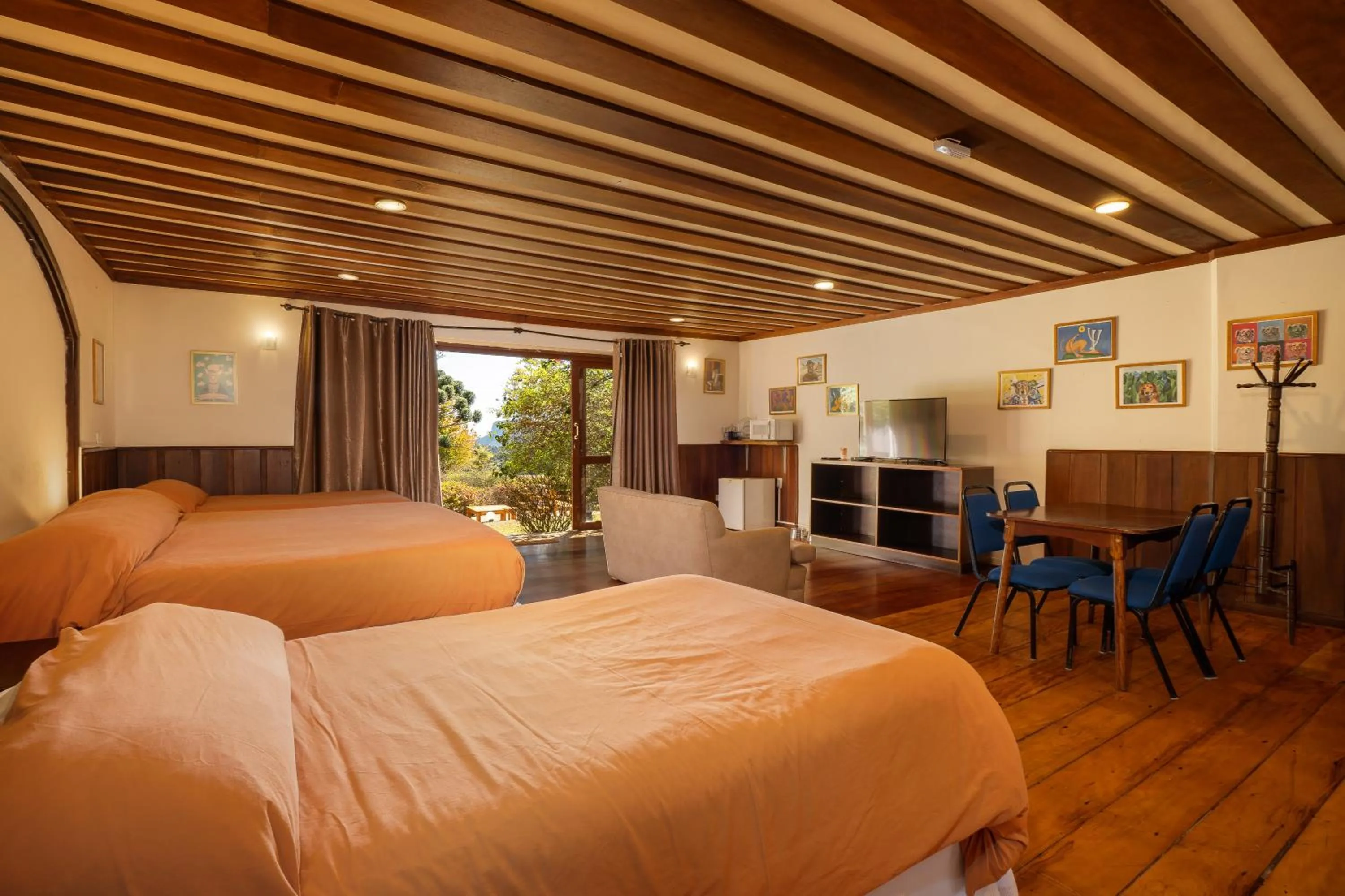 Bed in Surya-Pan Refúgio Hotel - Super Pet Friendly