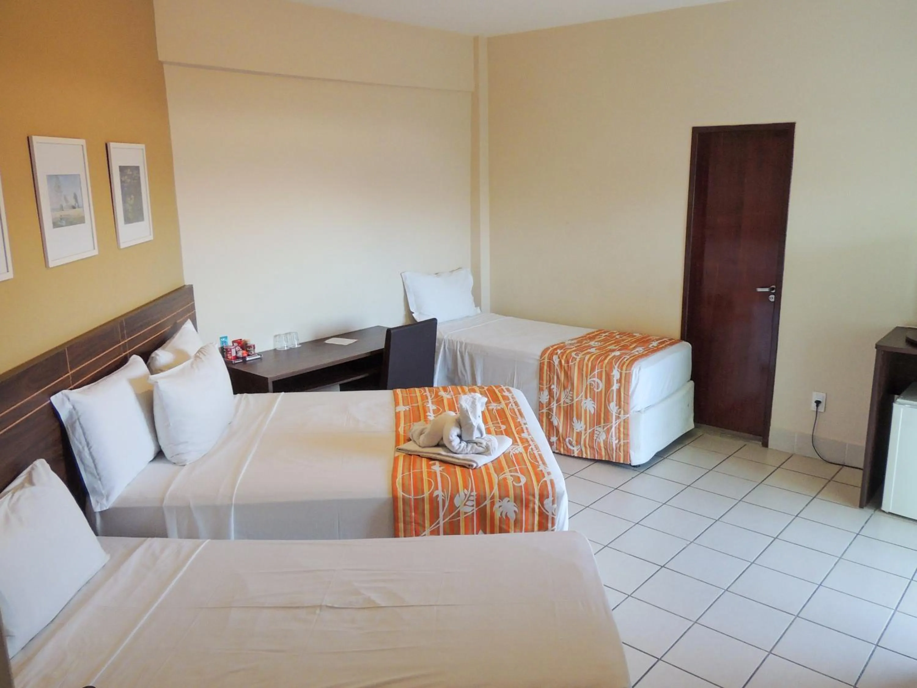 Bed in Tauá Hotel & Convention Caeté