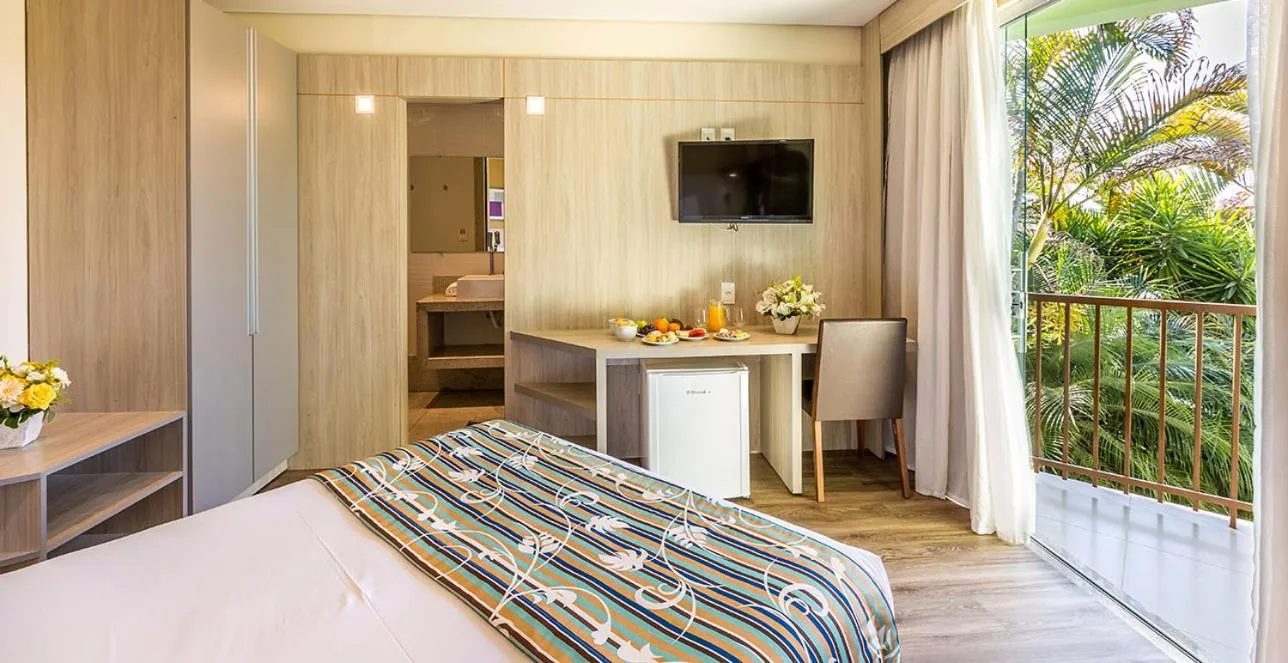 Bed in Tauá Hotel & Convention Caeté