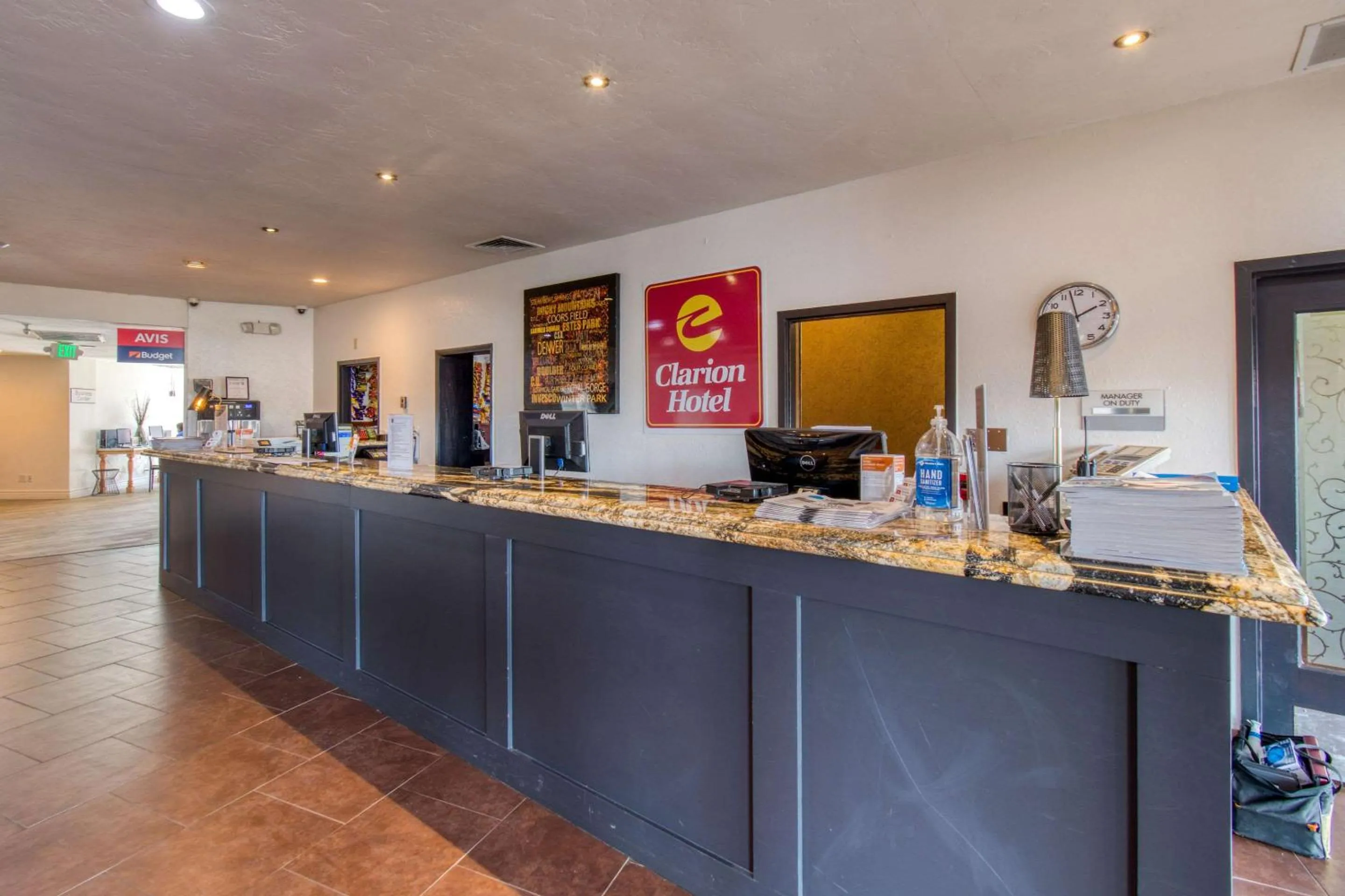 Lobby or reception in Clarion Hotel Denver Central