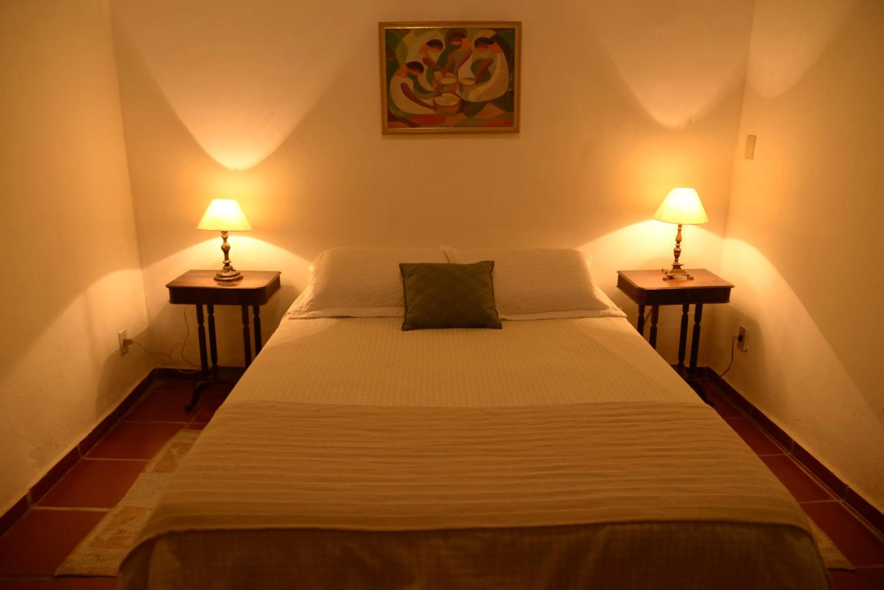 Bed in Hotel Pousada Esmeralda