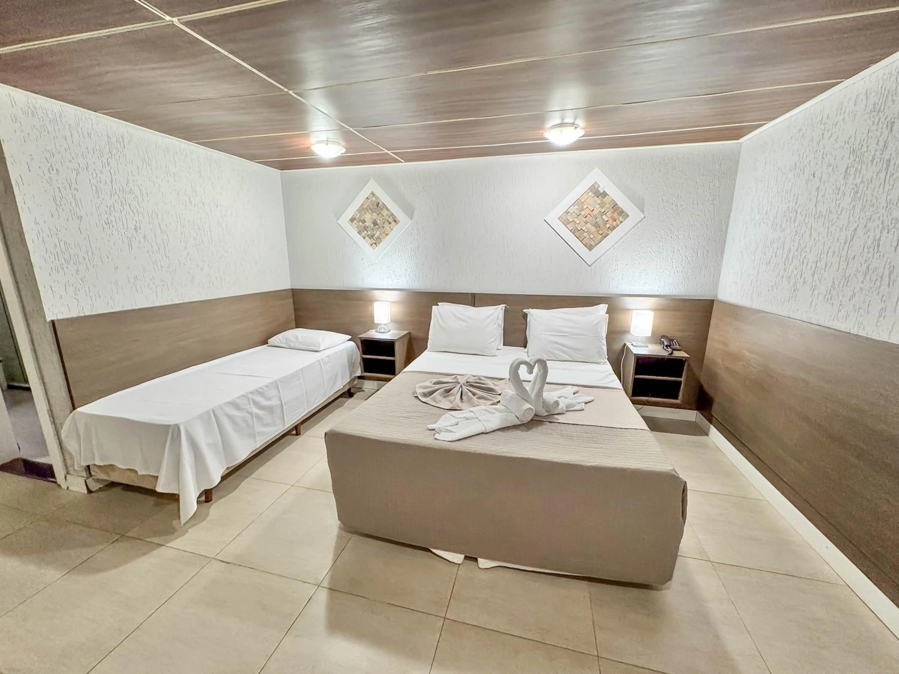 Bed in Hotel do Papai Noel