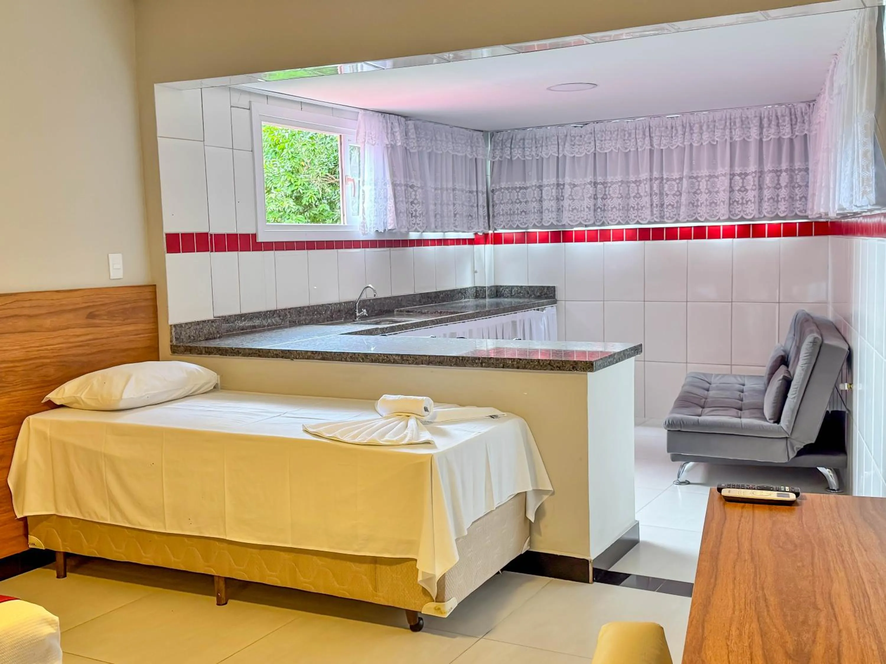 Bed in Hotel do Papai Noel