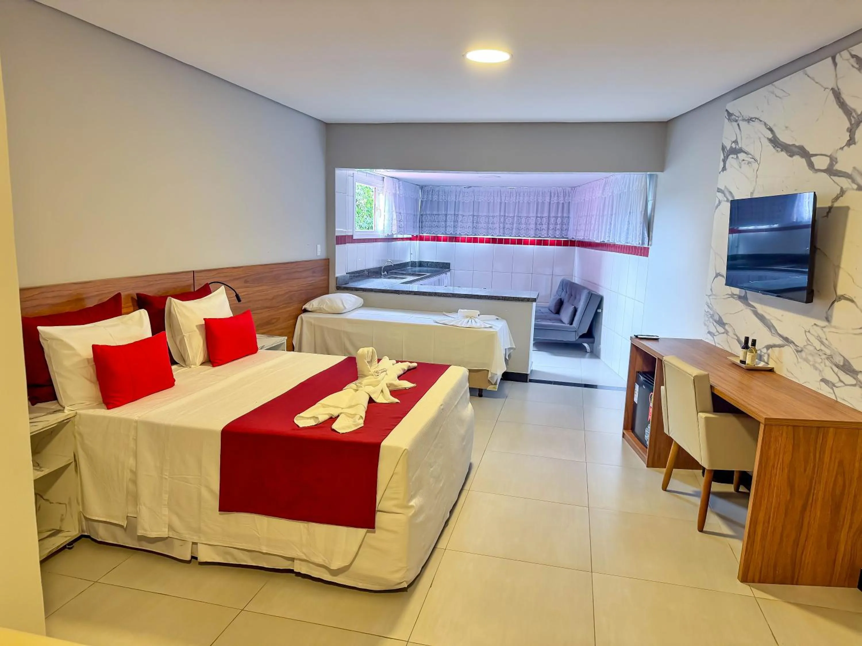 Bed in Hotel do Papai Noel