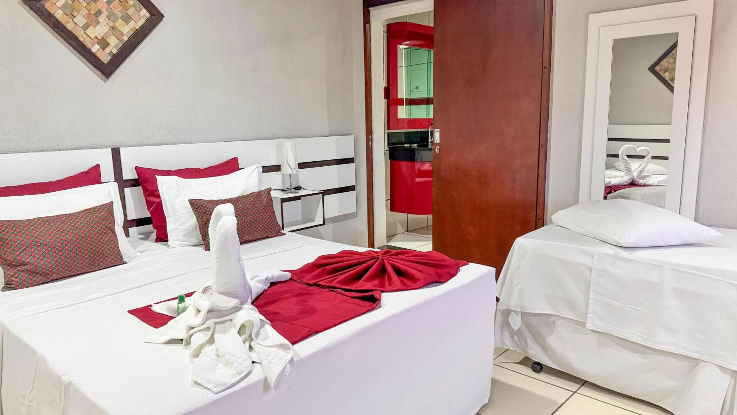 Bed in Hotel do Papai Noel