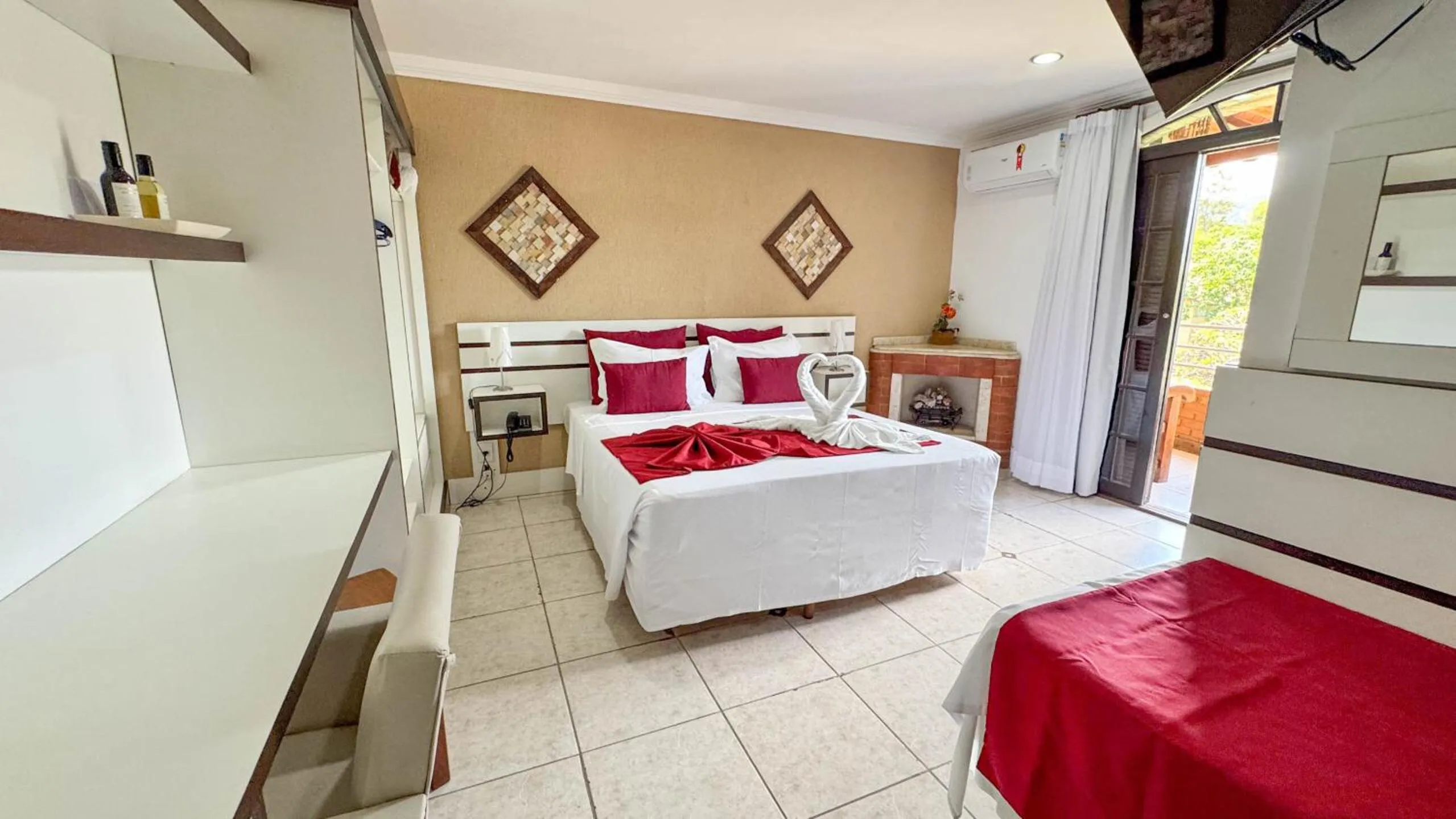 Bed in Hotel do Papai Noel