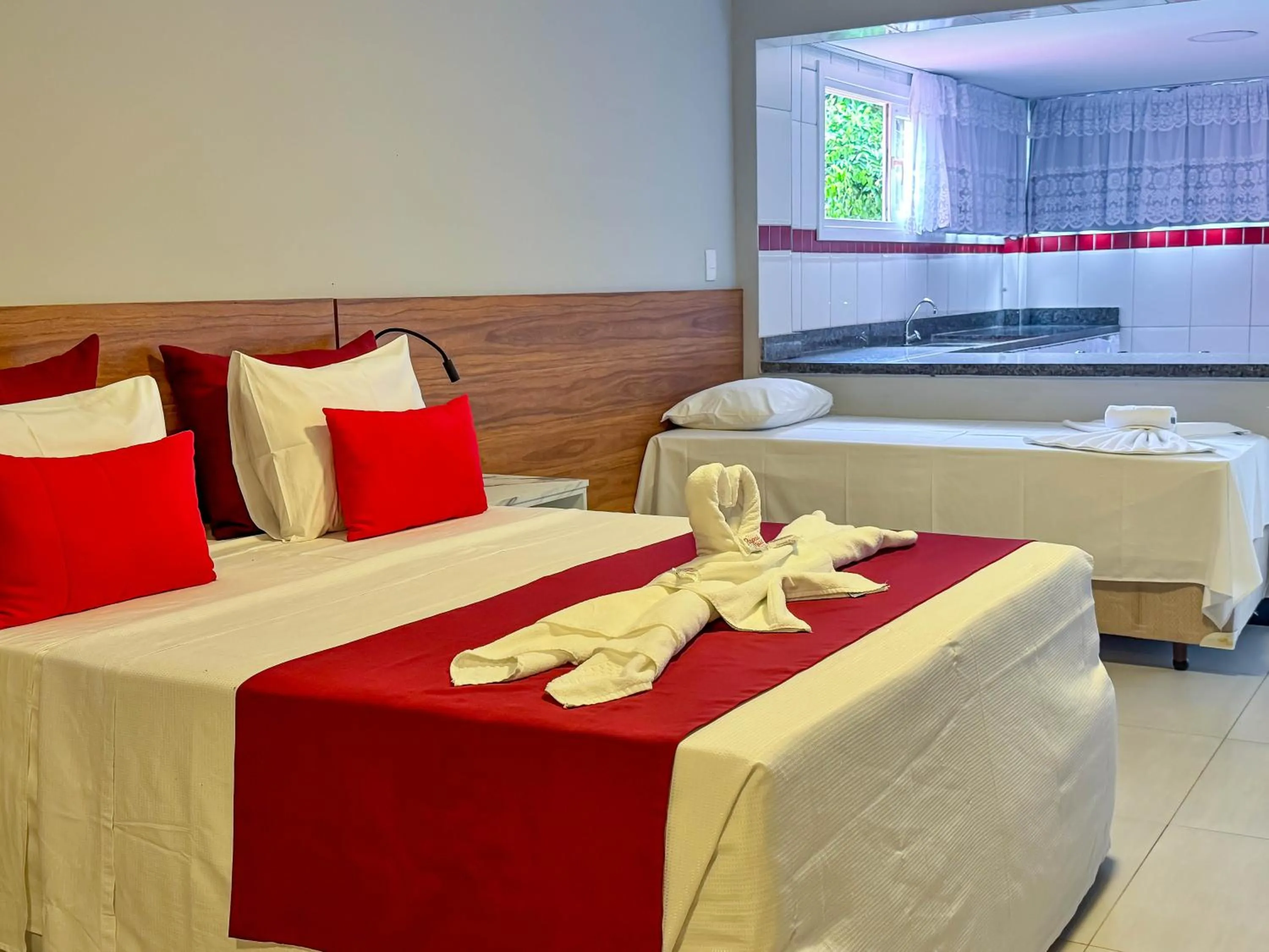 Bed in Hotel do Papai Noel