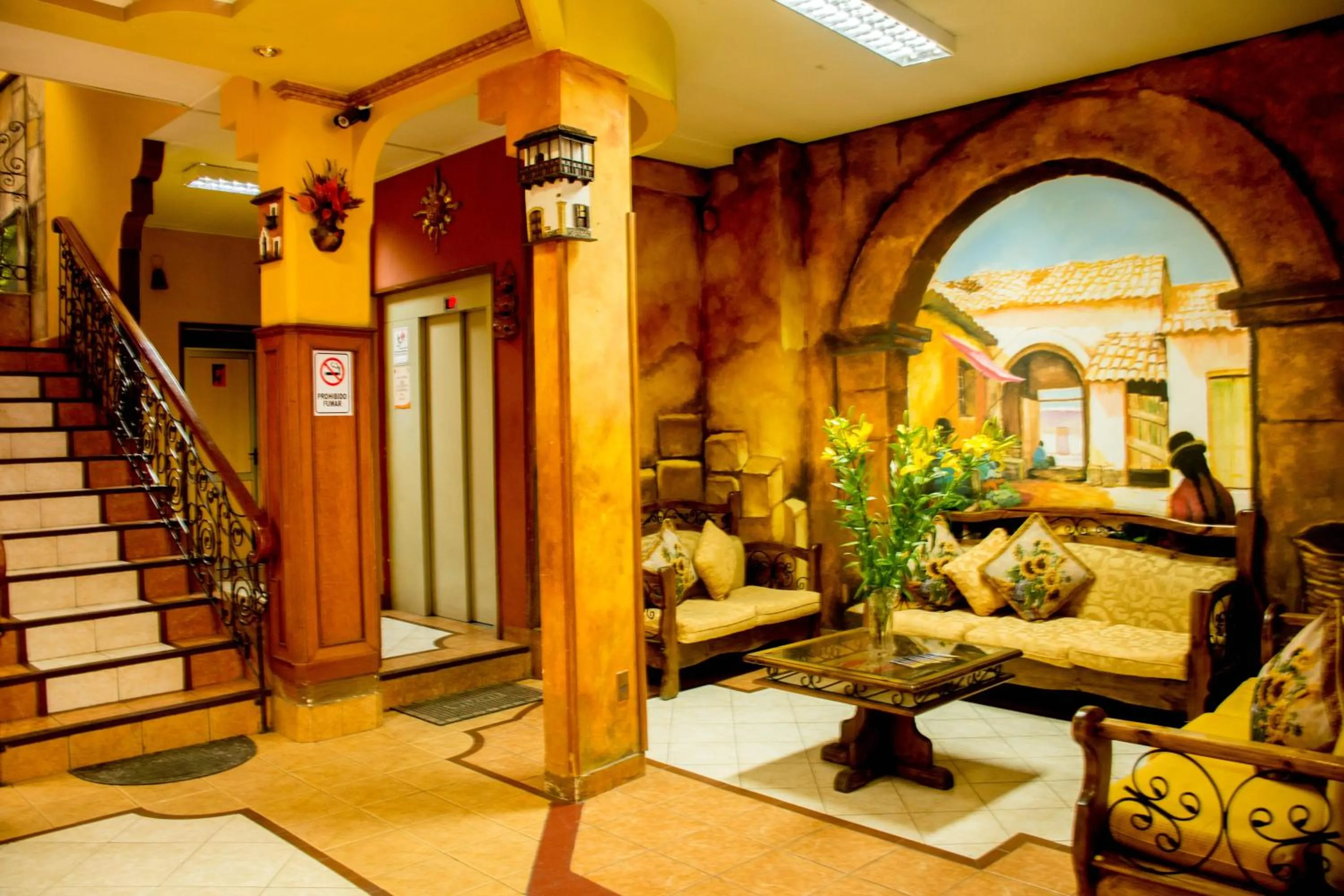 Lobby or reception in Hotel Las Brisas Centro