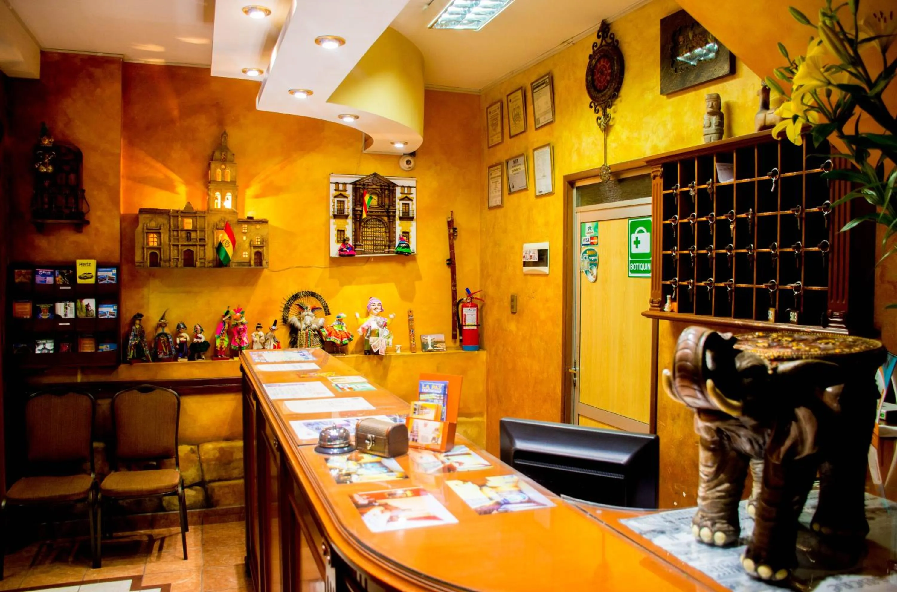 Lobby or reception in Hotel Las Brisas Centro