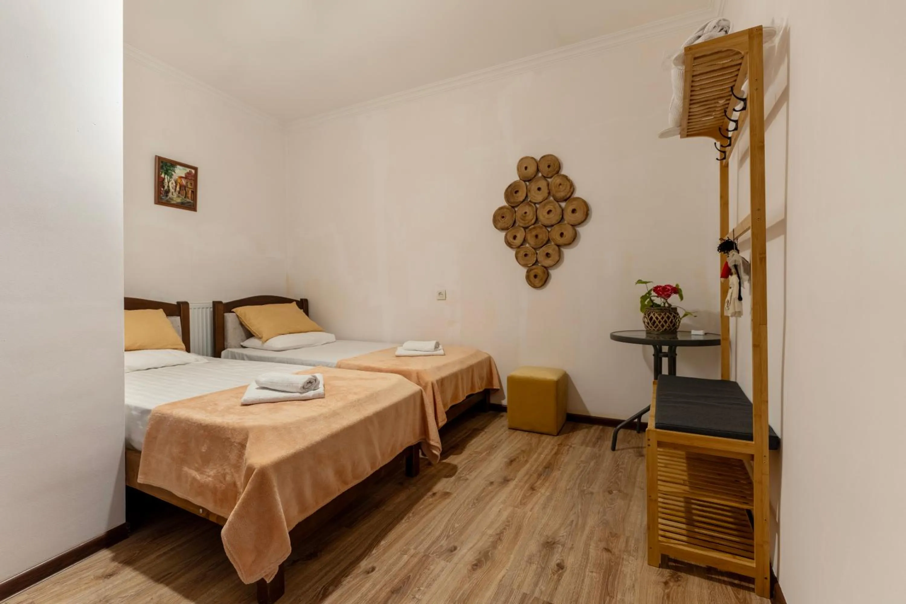 Bed in Upstairs Hotel Tbilisi