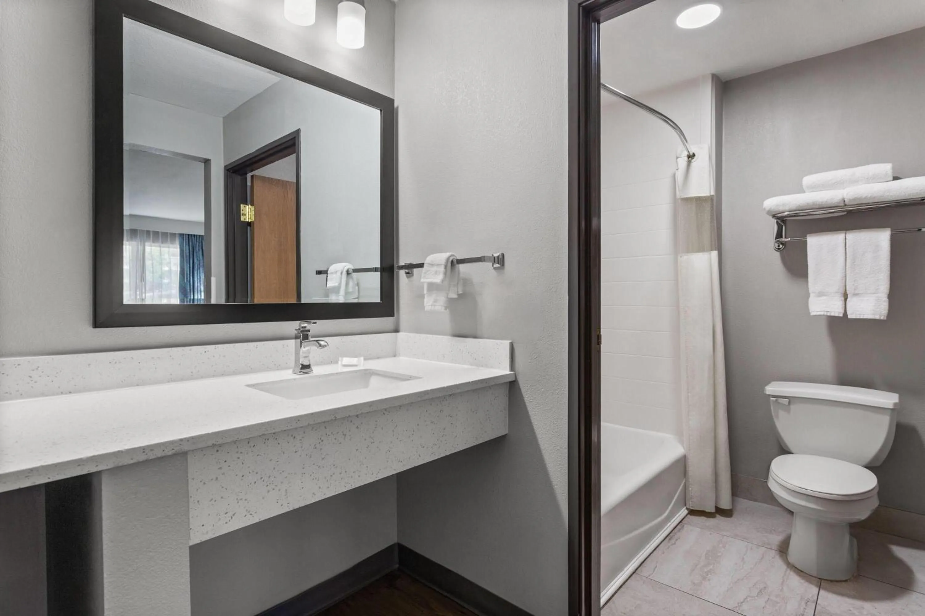 Bathroom in Days Inn by Wyndham Phoenix West