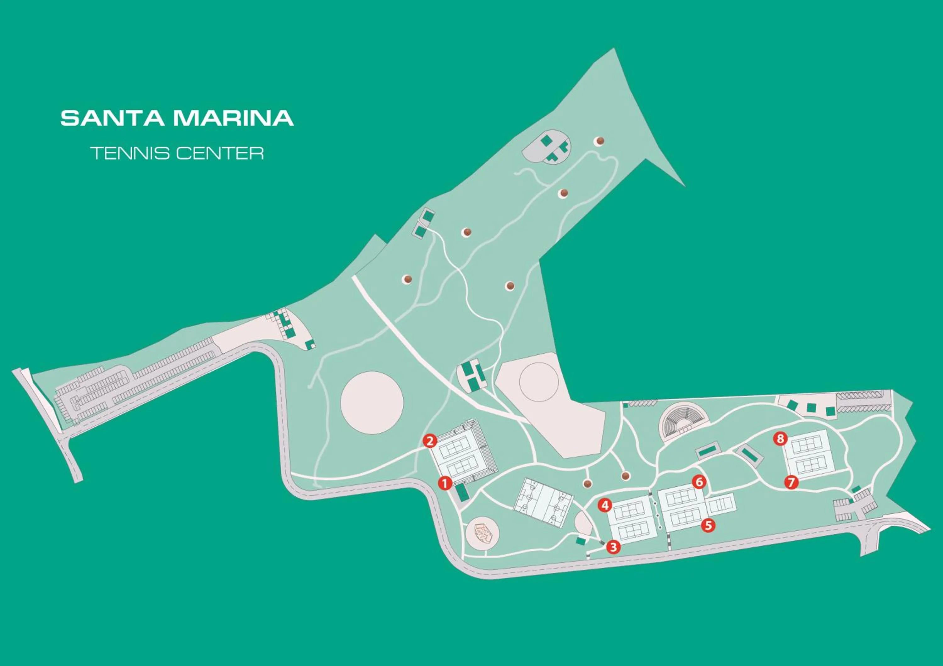 Bird's eye view in Santa Marina Holiday Village