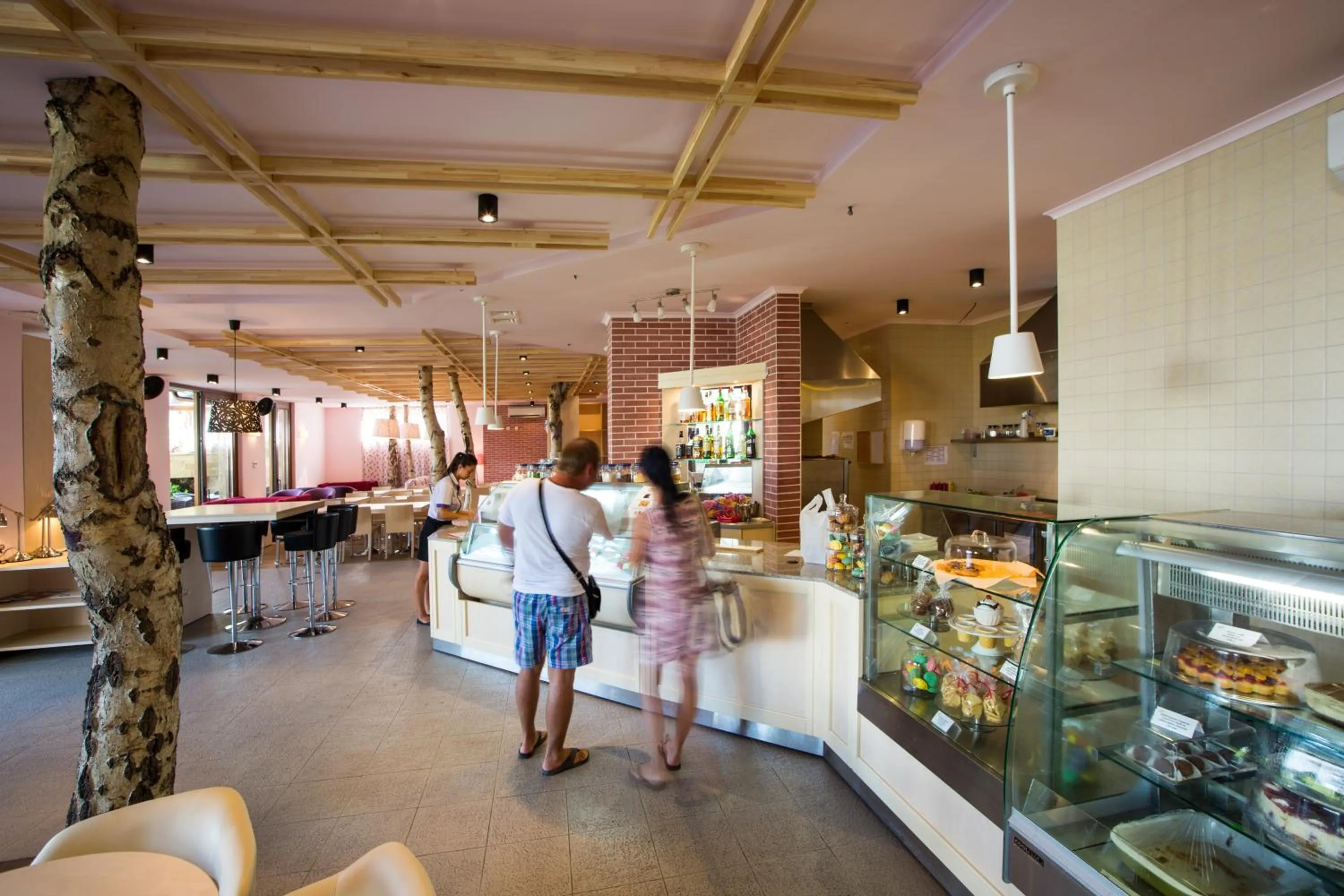 People in Santa Marina Holiday Village