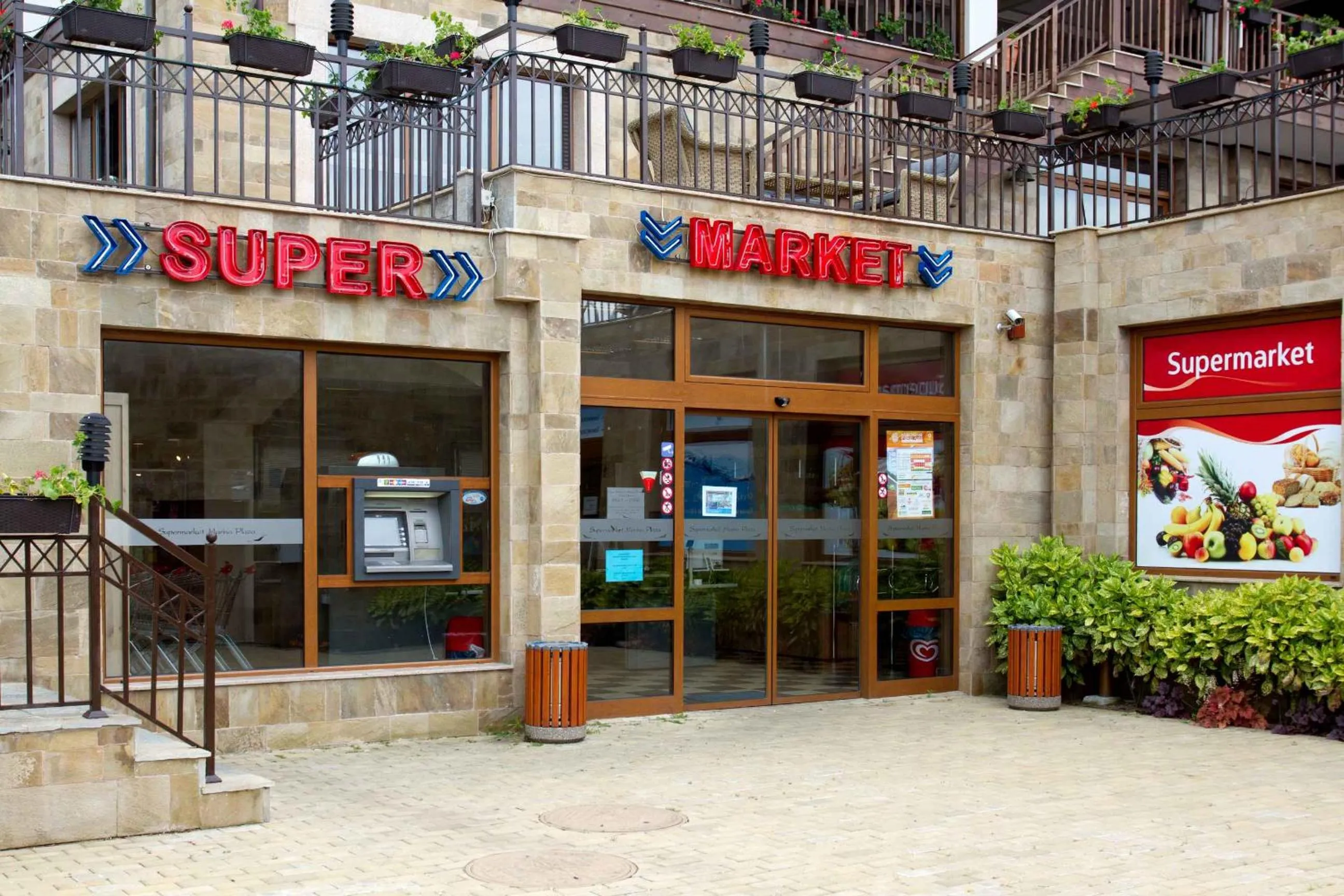 On-site shops in Santa Marina Holiday Village