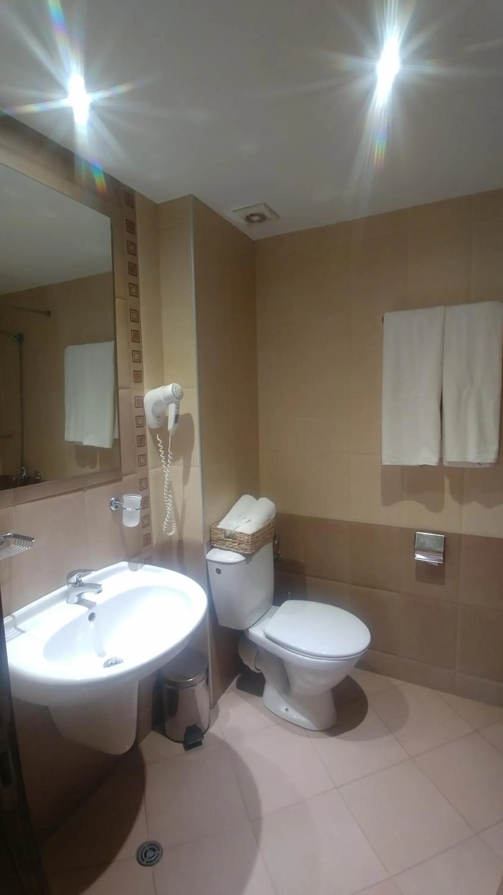 Bathroom in Family Hotel Muses