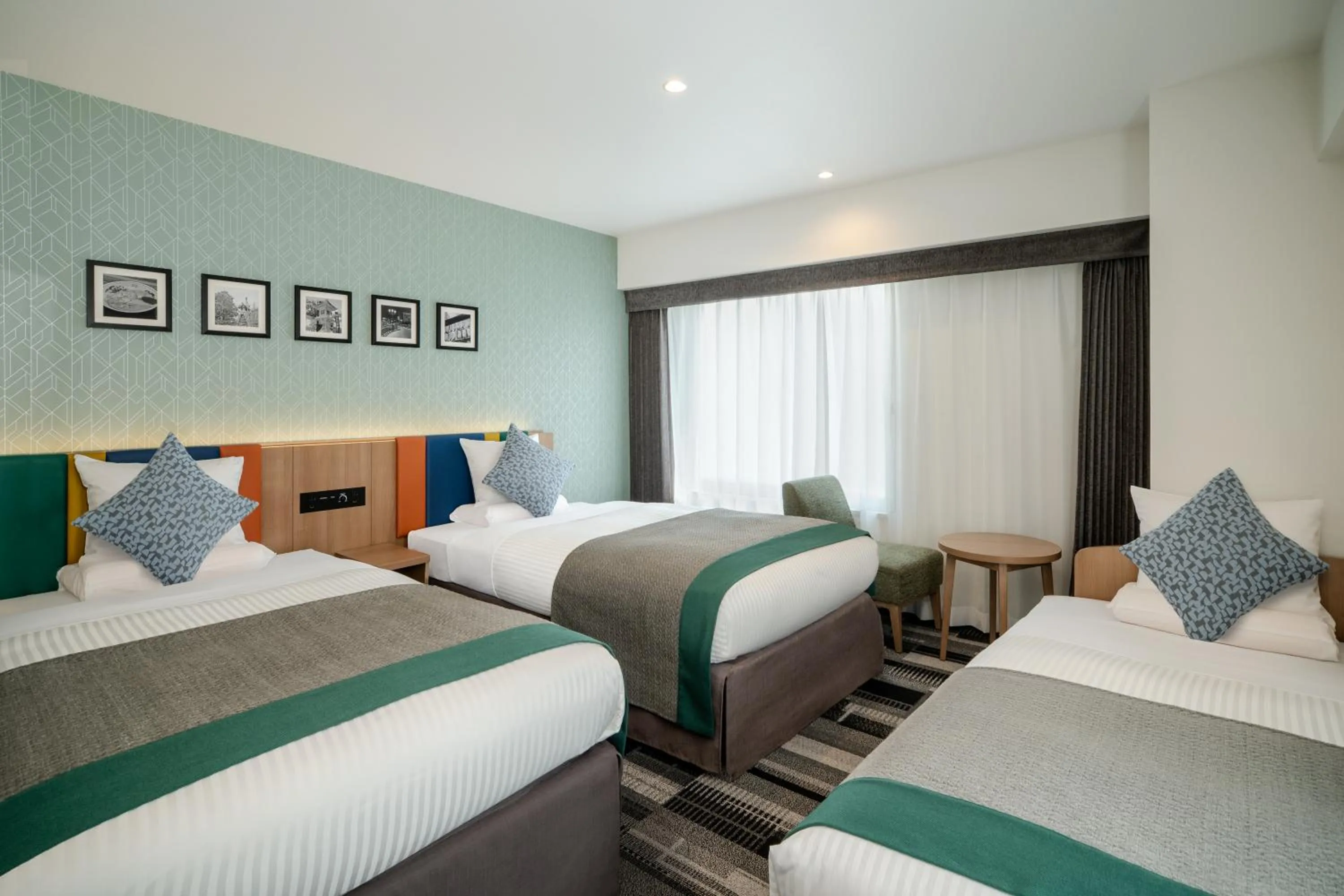 Photo of the whole room, Bed in HOTEL MYSTAYS Fukuoka Tenjin Minami