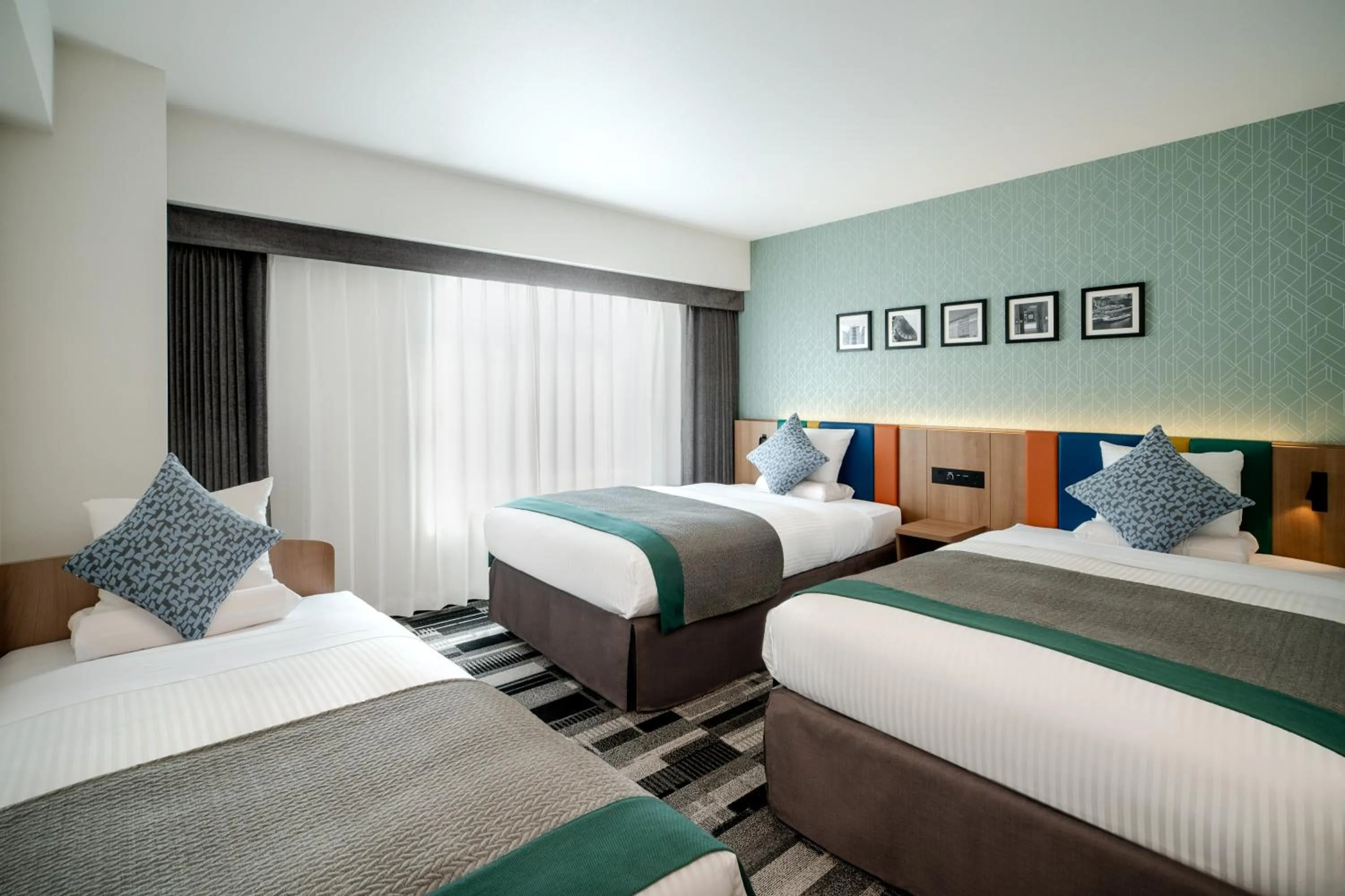 Photo of the whole room, Bed in HOTEL MYSTAYS Fukuoka Tenjin Minami