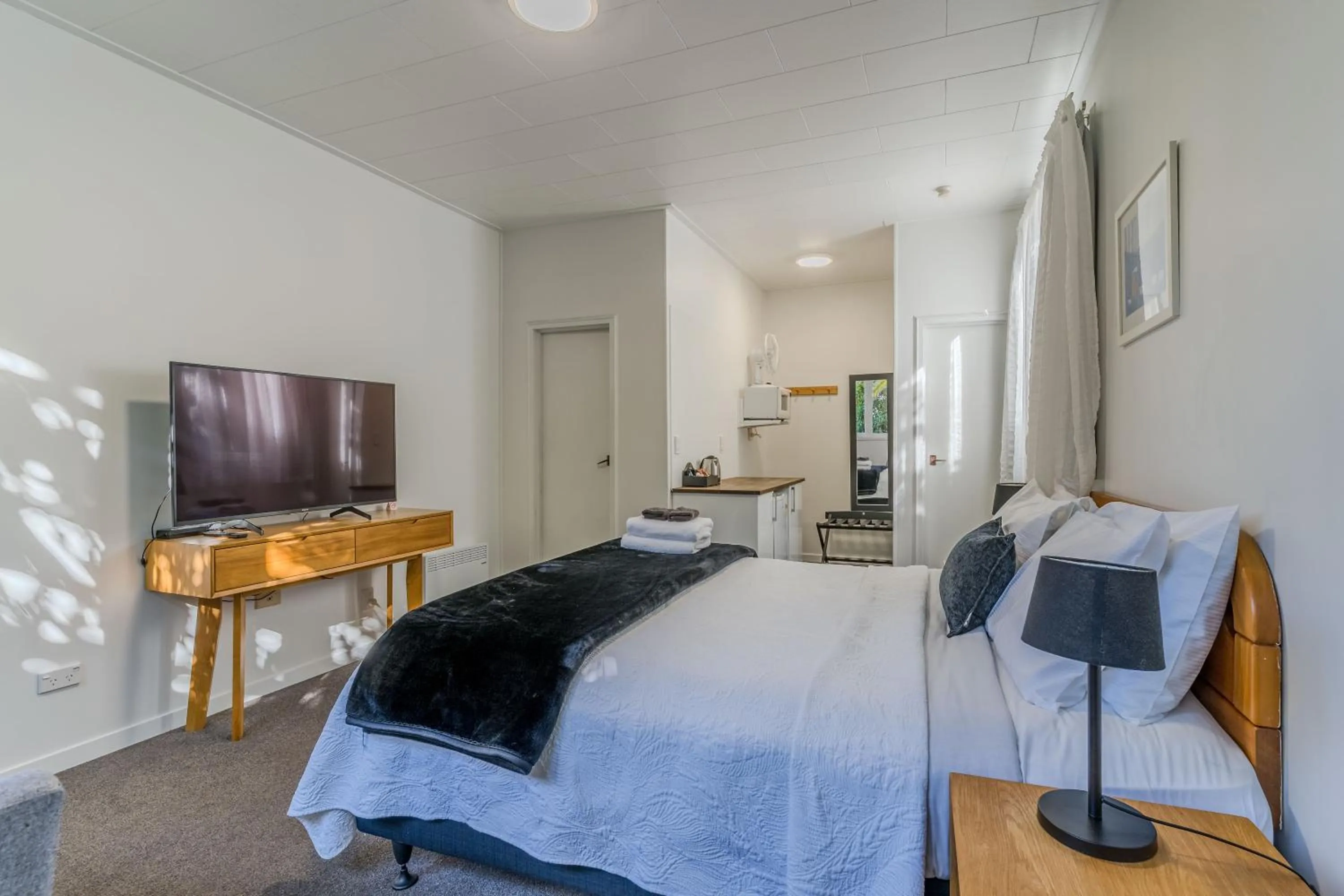 Bed in George Street Motel Apartments