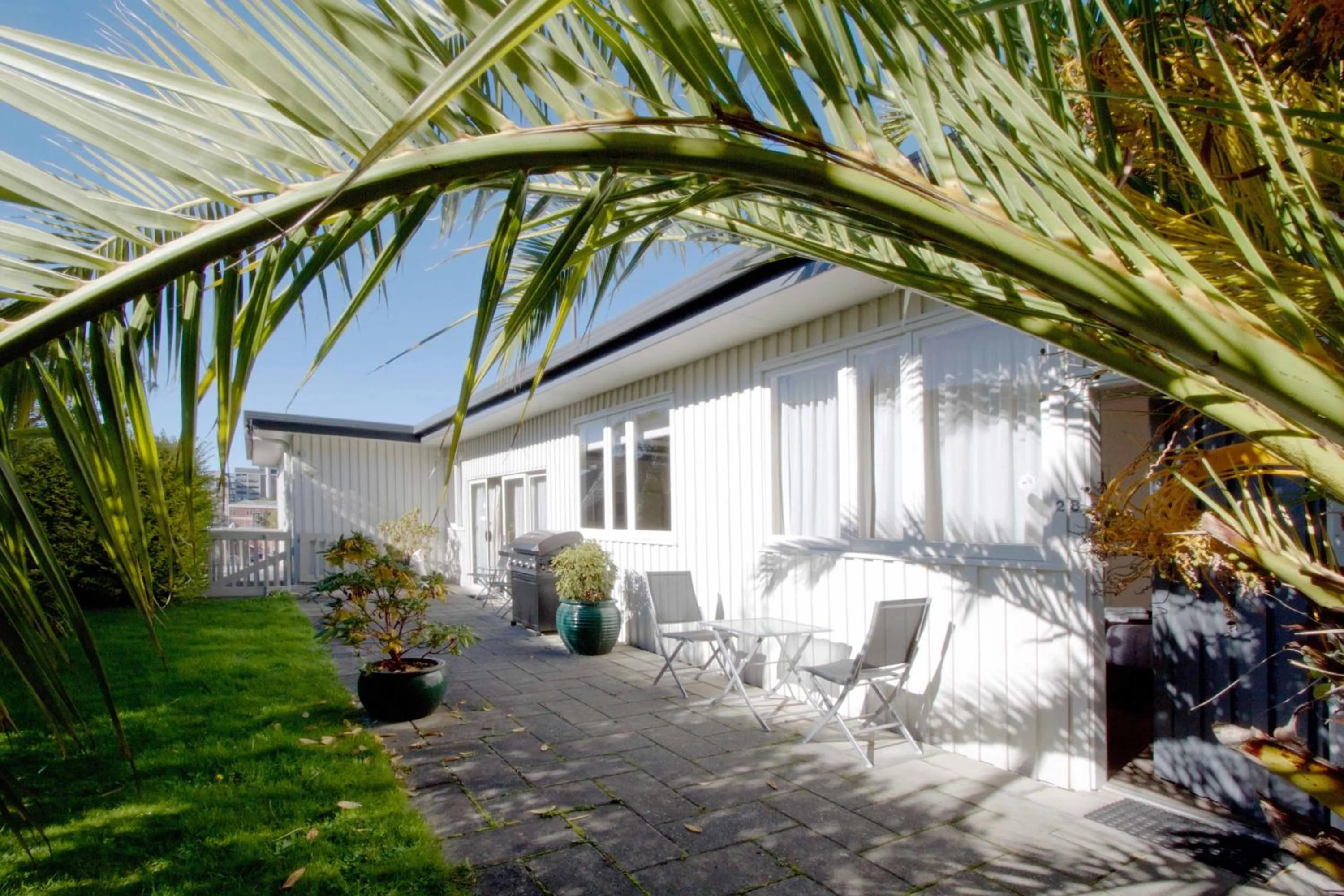 Patio in George Street Motel Apartments