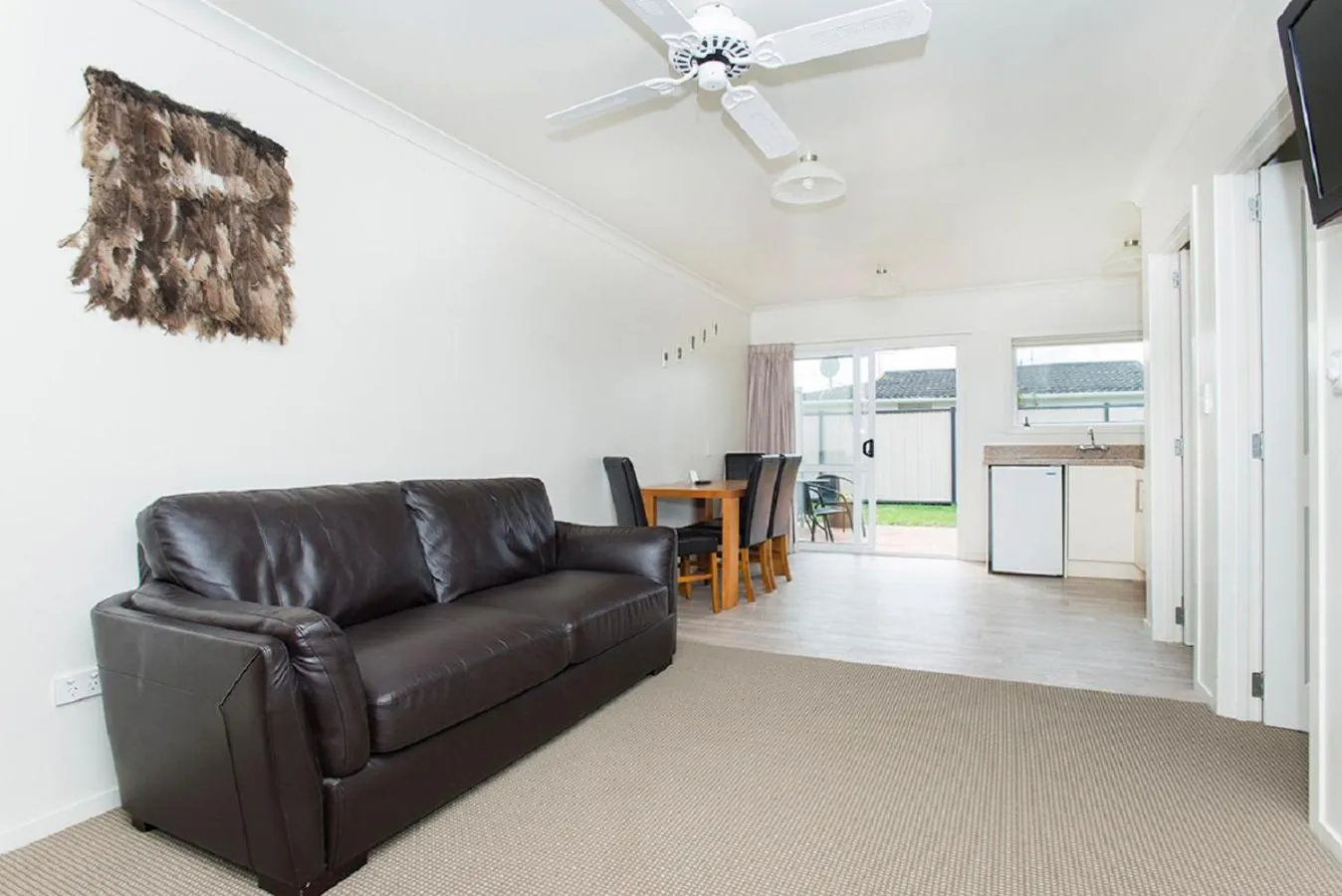 Living room in AhiKaa Gisborne Motel